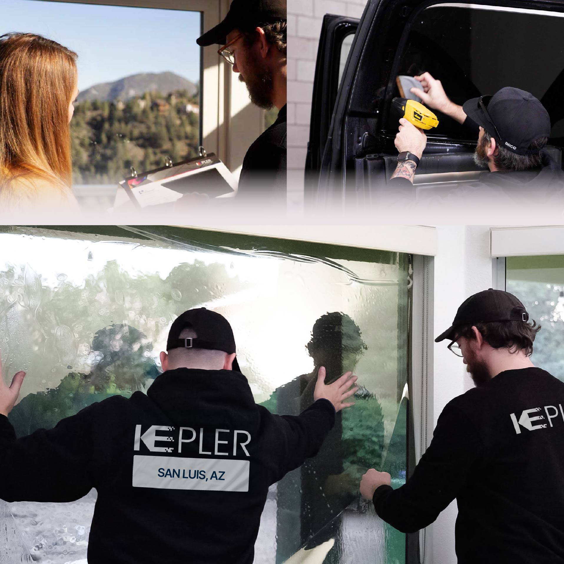 Kepler Specialist Performing Commercial Window Tinting in San Luis San Luis