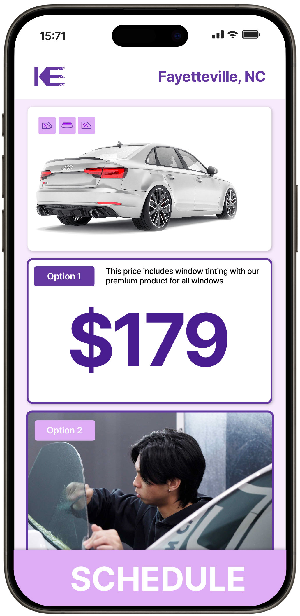 View Competitive Car Window Tinting Prices in Fayetteville, North Carolina