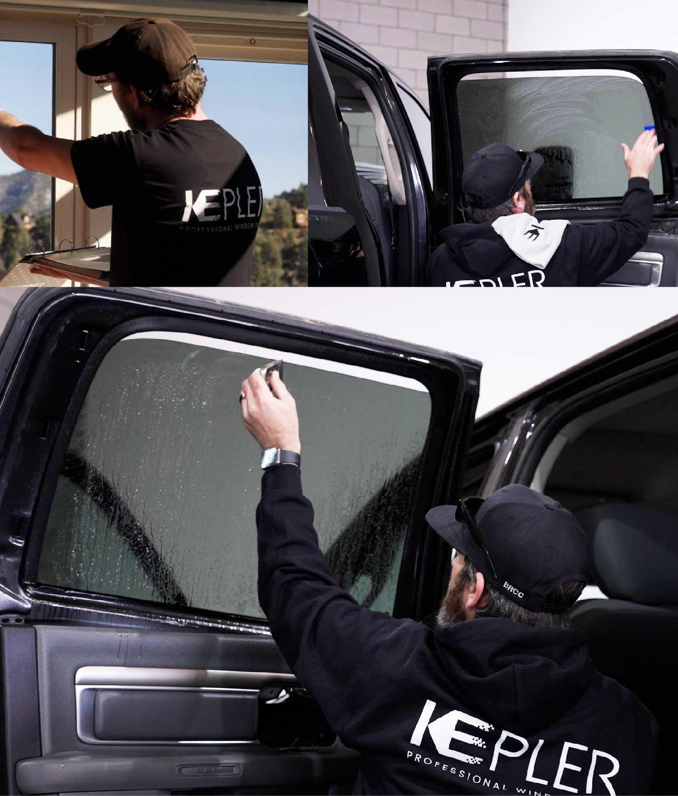 Kepler Window Tinting Specialists at Work in North Little Rock, Arkansas