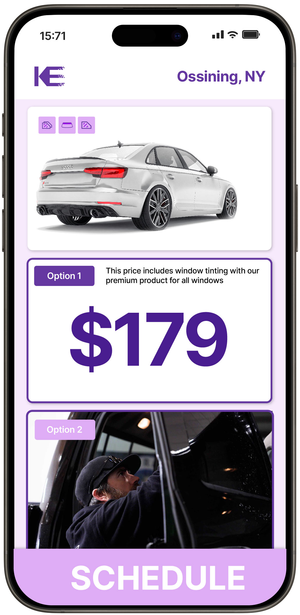 View Reasonable Car Window Tinting Prices in Ossining, New York