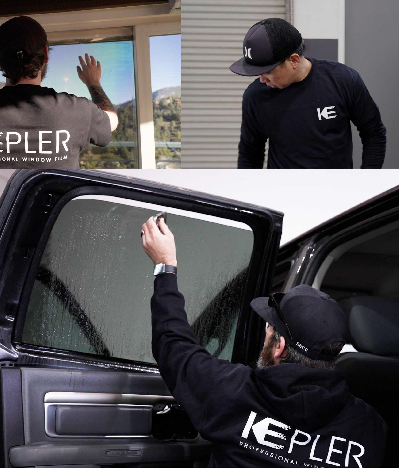 Kepler Window Tinting Specialists at Work in Redford, Michigan