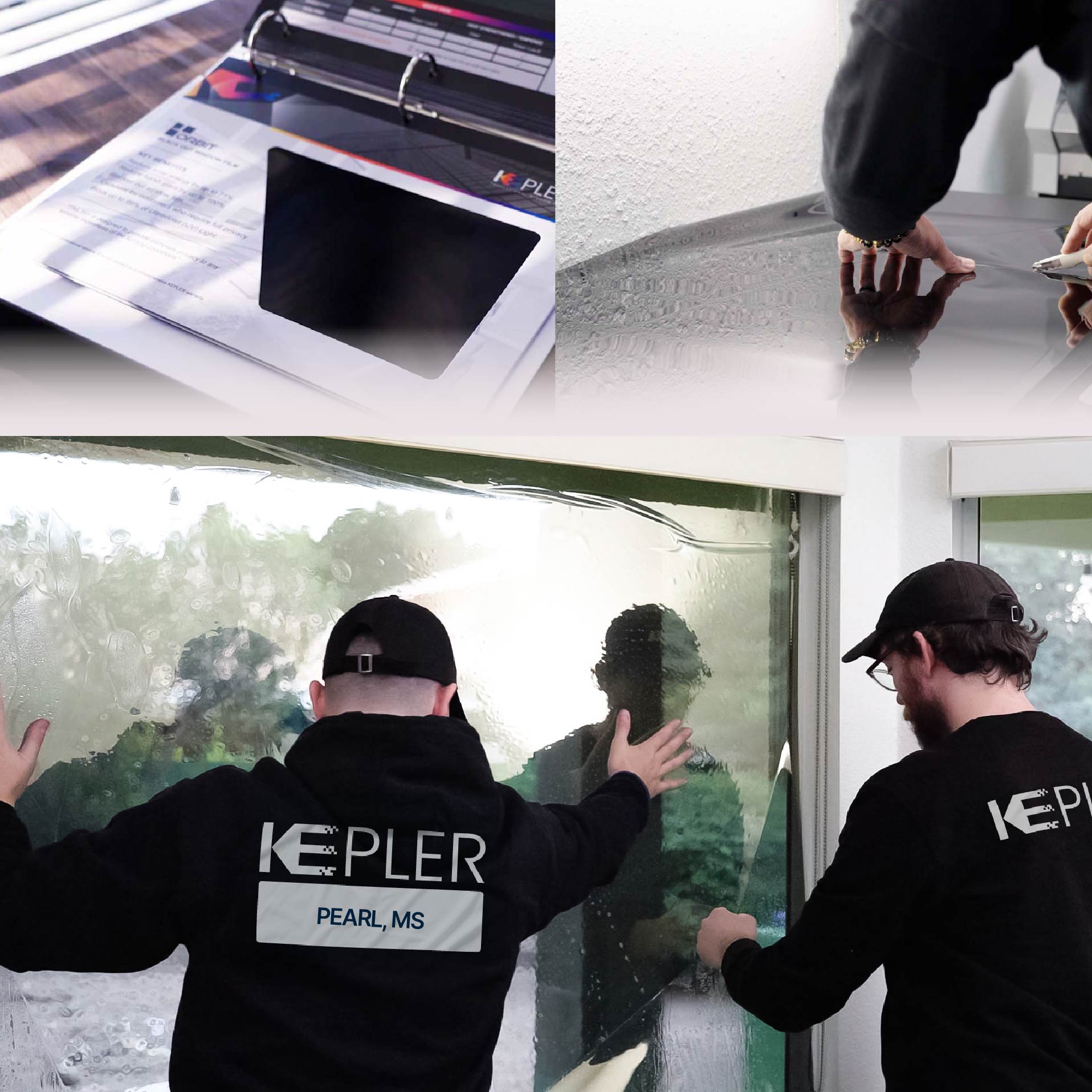 Kepler Specialist Performing Commercial Window Tinting in Pearl Pearl