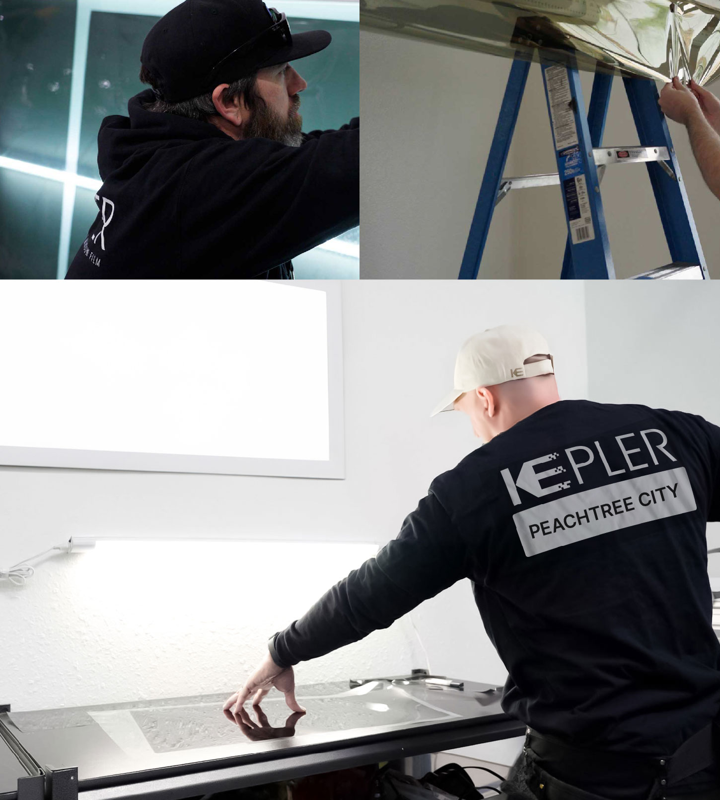 Window Tinting Specialist Cutting Film in Peachtree City, Georgia