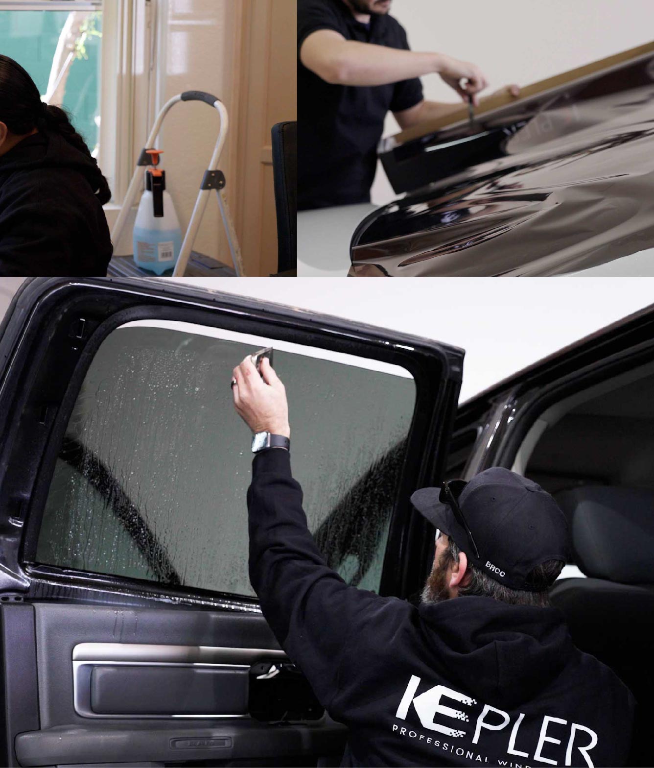 Kepler Window Tinting Specialists at Work in Artesia, California