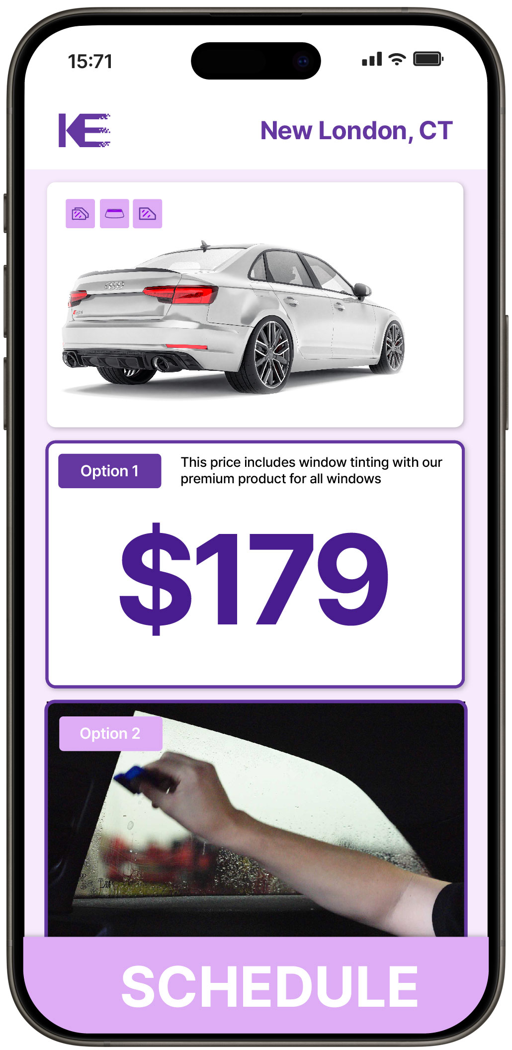 View Reasonable Car Window Tinting Prices in New London, Connecticut