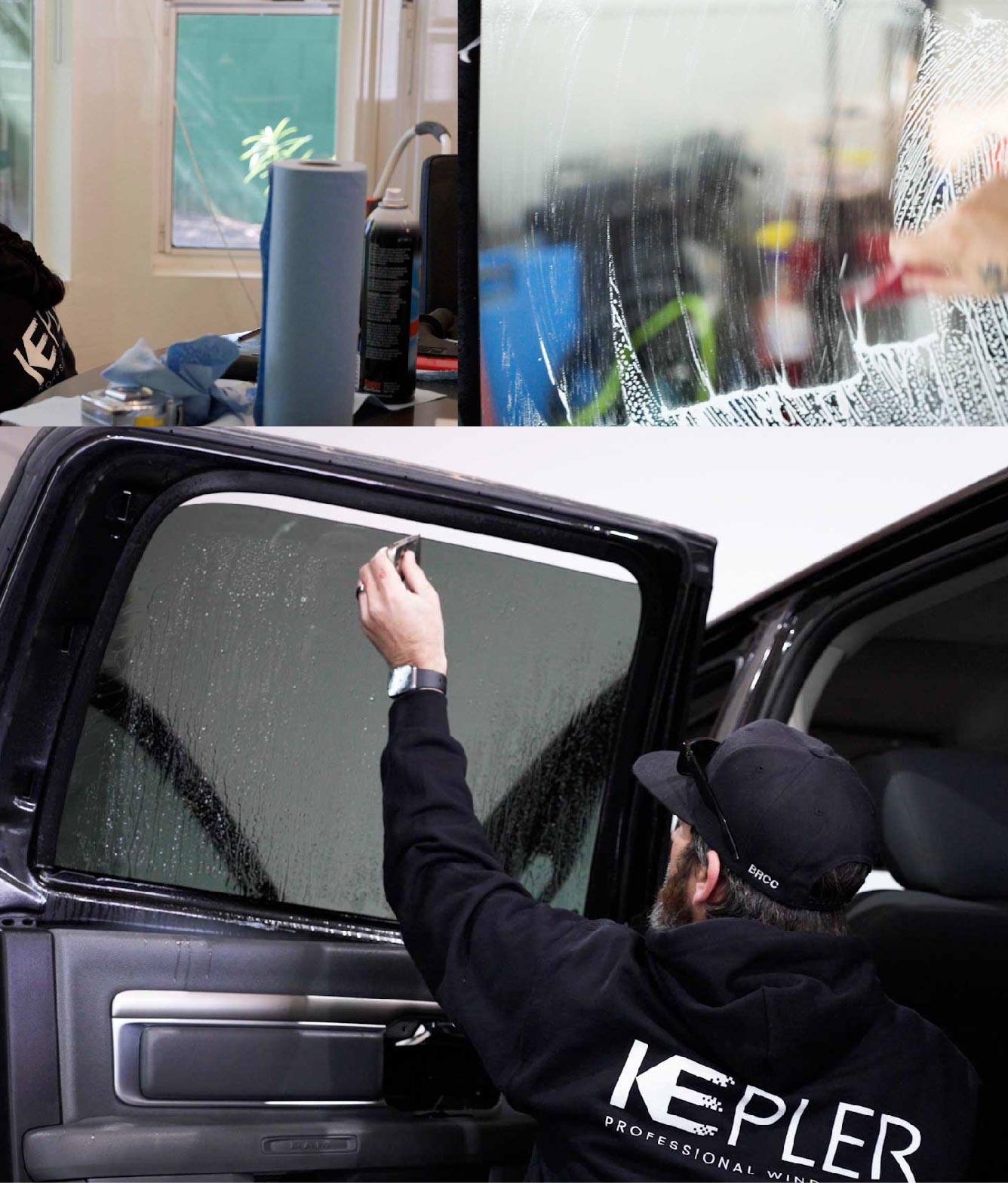 Kepler Window Tinting Specialists at Work in Arlington Heights, Illinois
