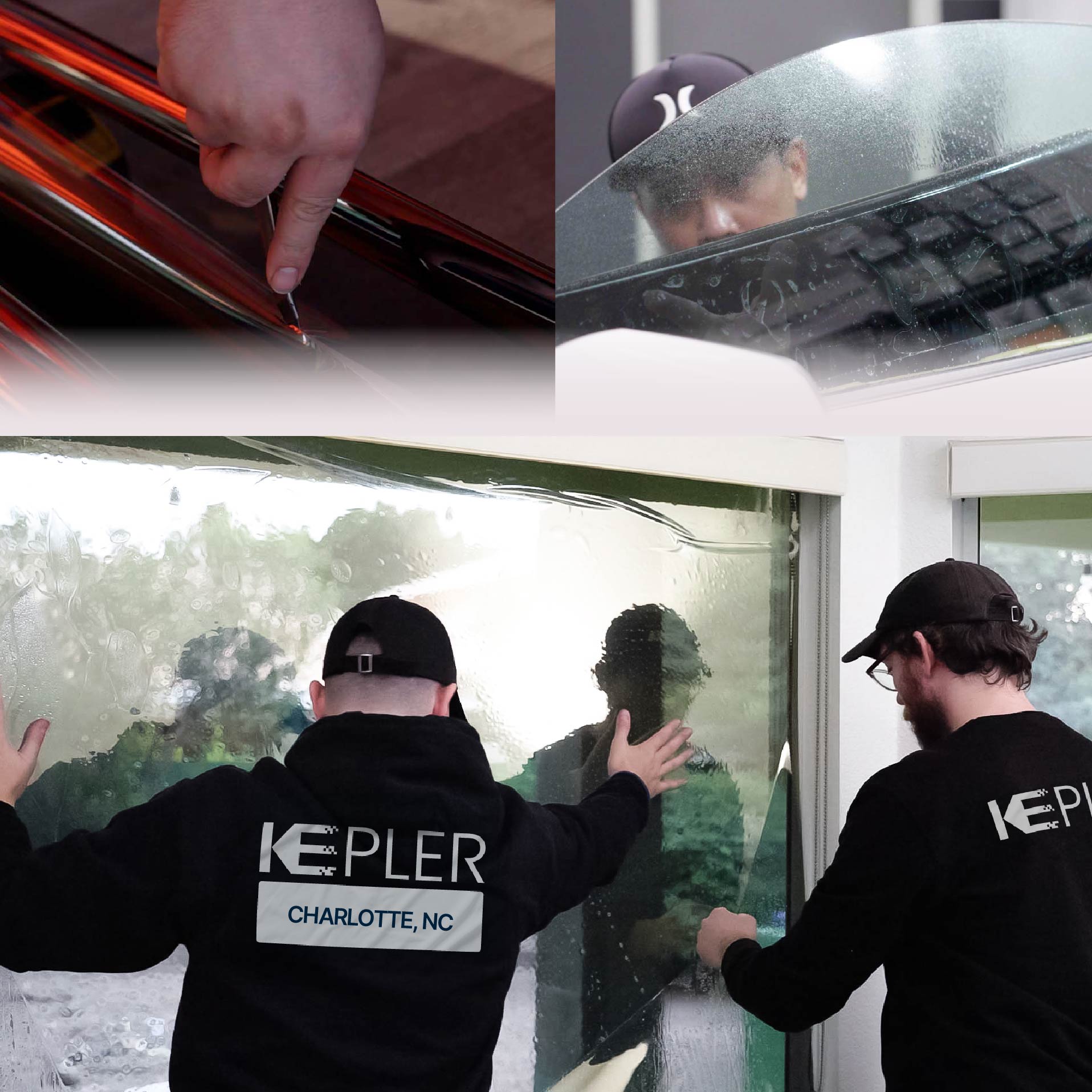 Kepler Specialist Performing Commercial Window Tinting in Charlotte Charlotte