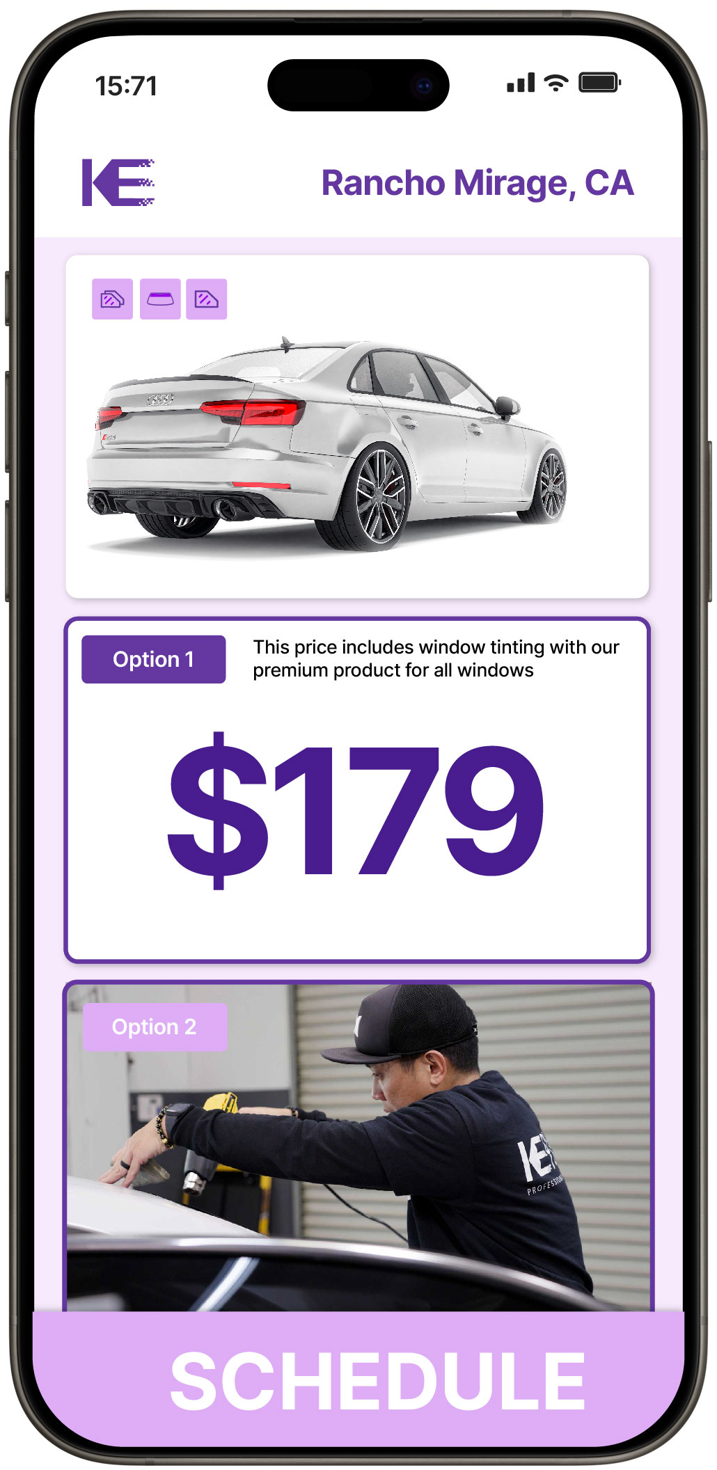 View Competitive Car Window Tinting Rates in Rancho Mirage, California