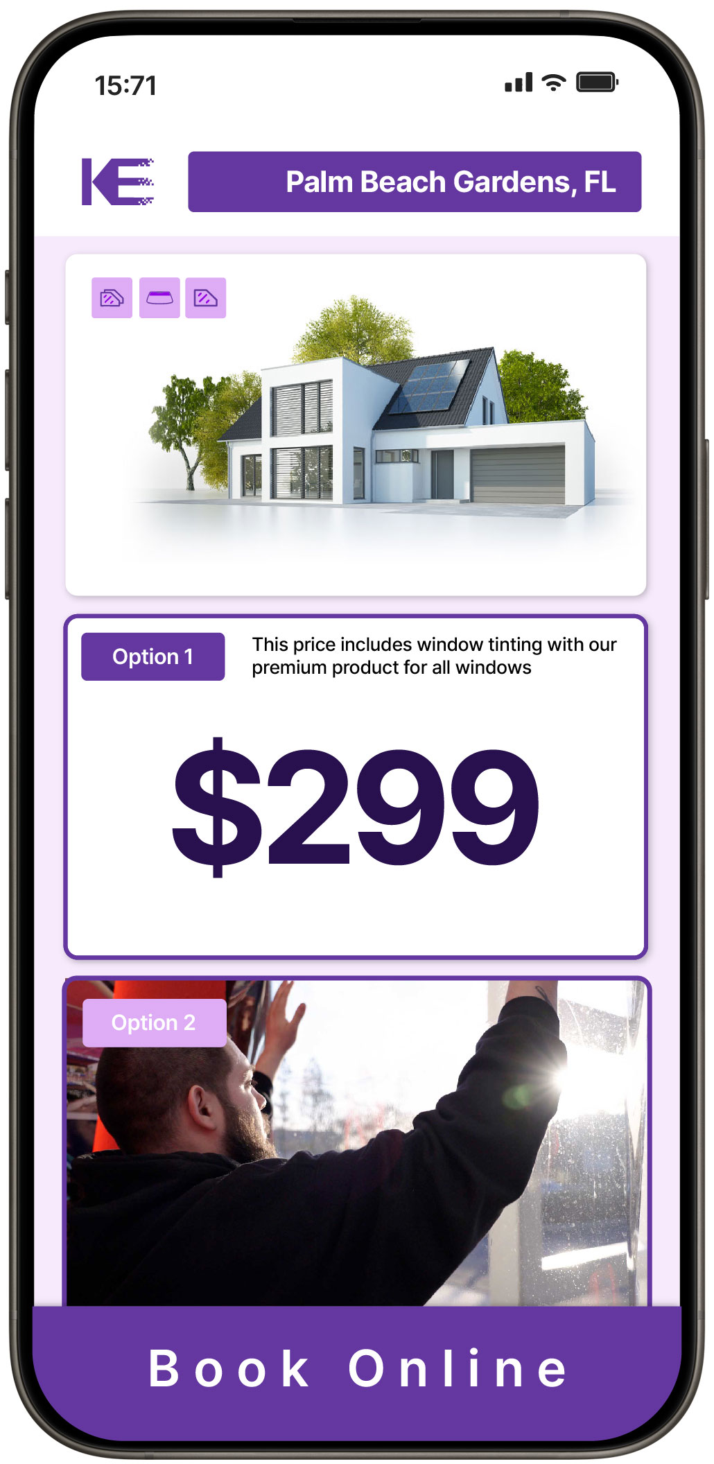 View Affordable Home Window Tinting Costs in Palm Beach Gardens, Florida