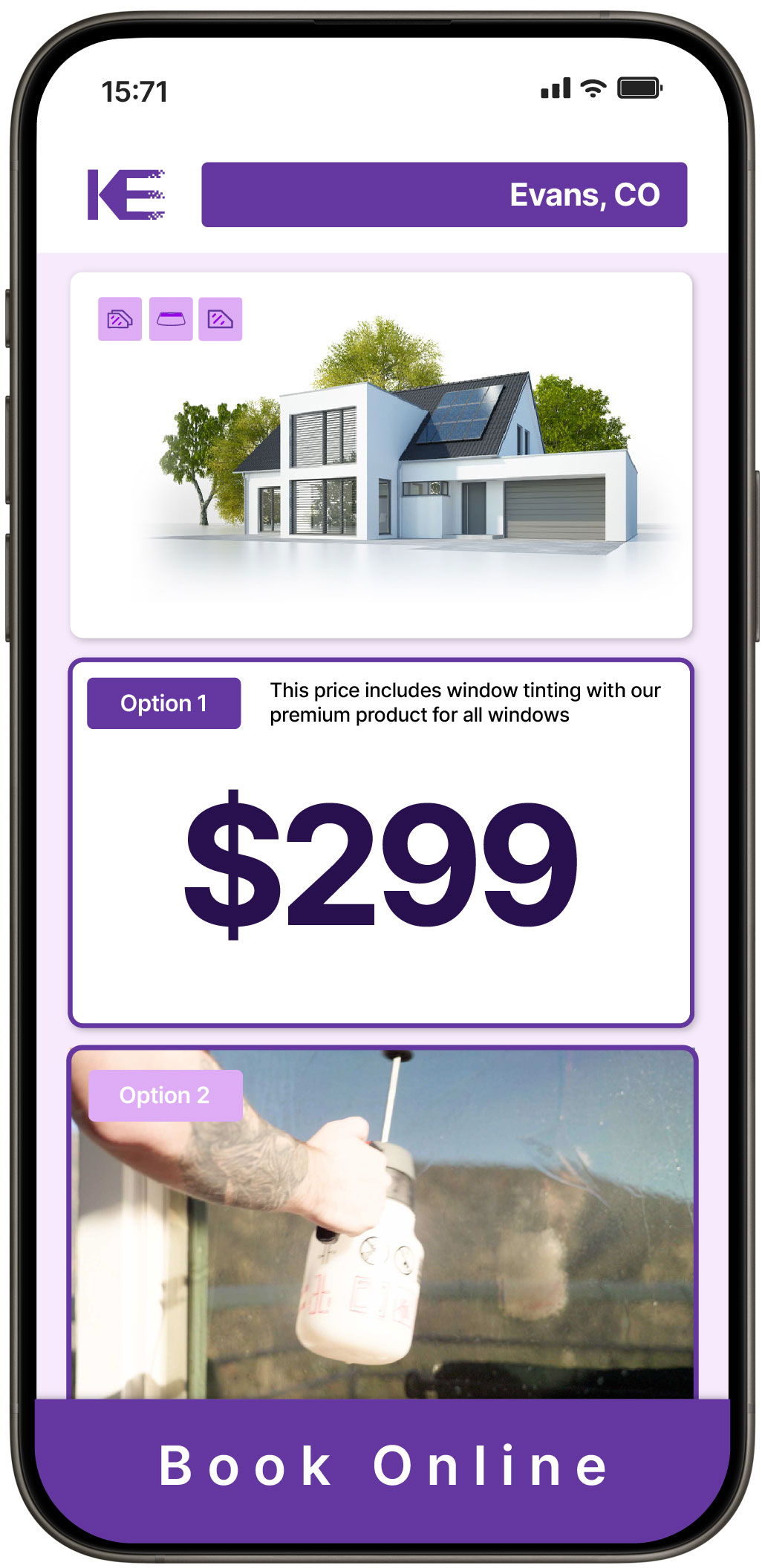 View Competitive Home Window Tinting Rates in Evans, Colorado