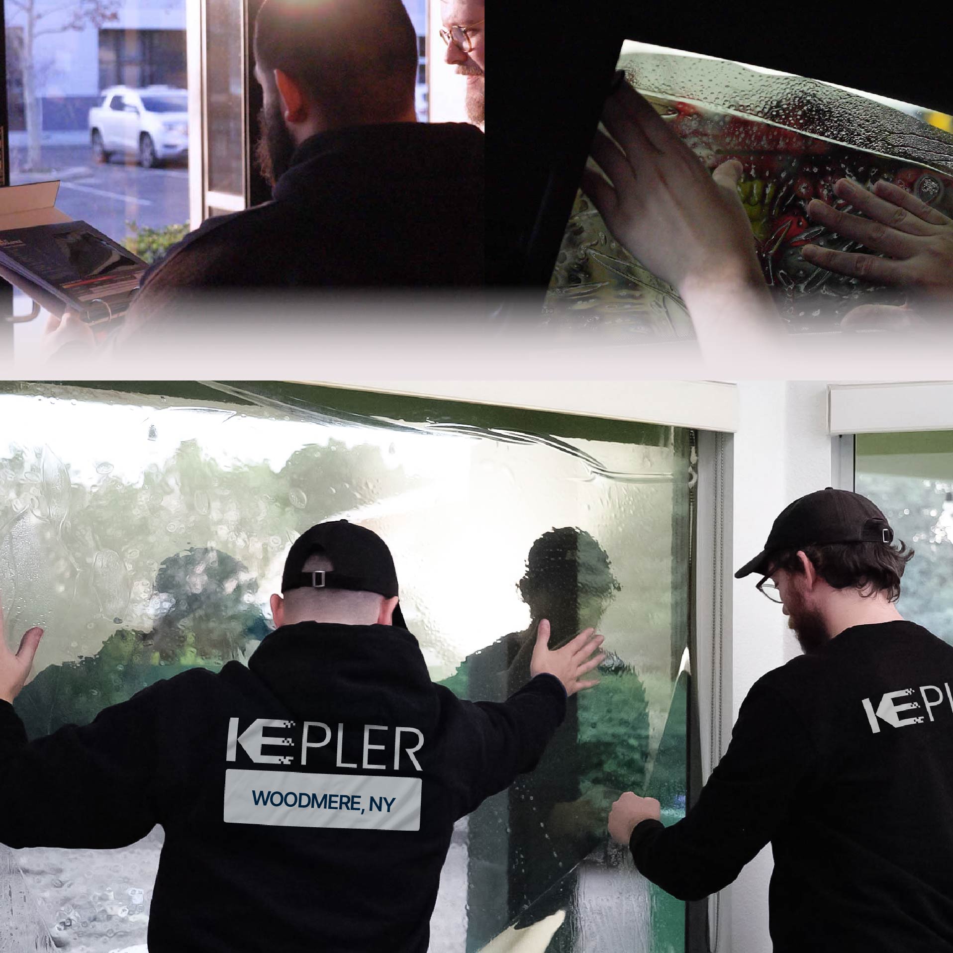 Kepler Specialist Performing Commercial Window Tinting in Woodmere Woodmere
