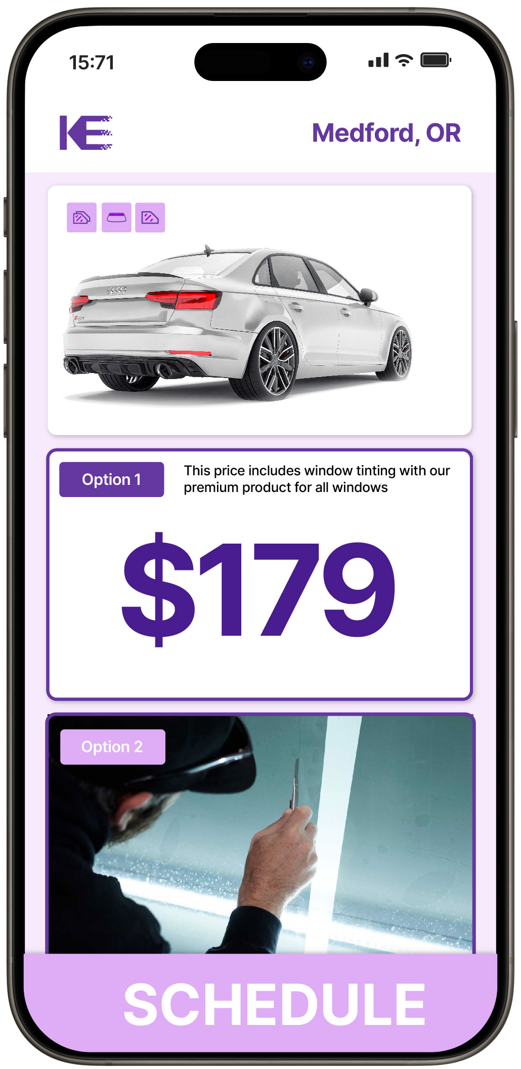 View Reasonable Car Window Tinting Costs in Medford, Oregon
