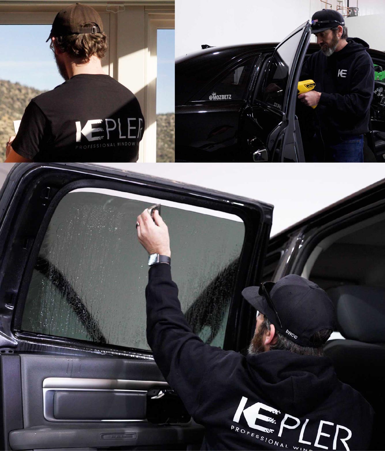 Kepler Window Tinting Specialists at Work in Atascadero, California