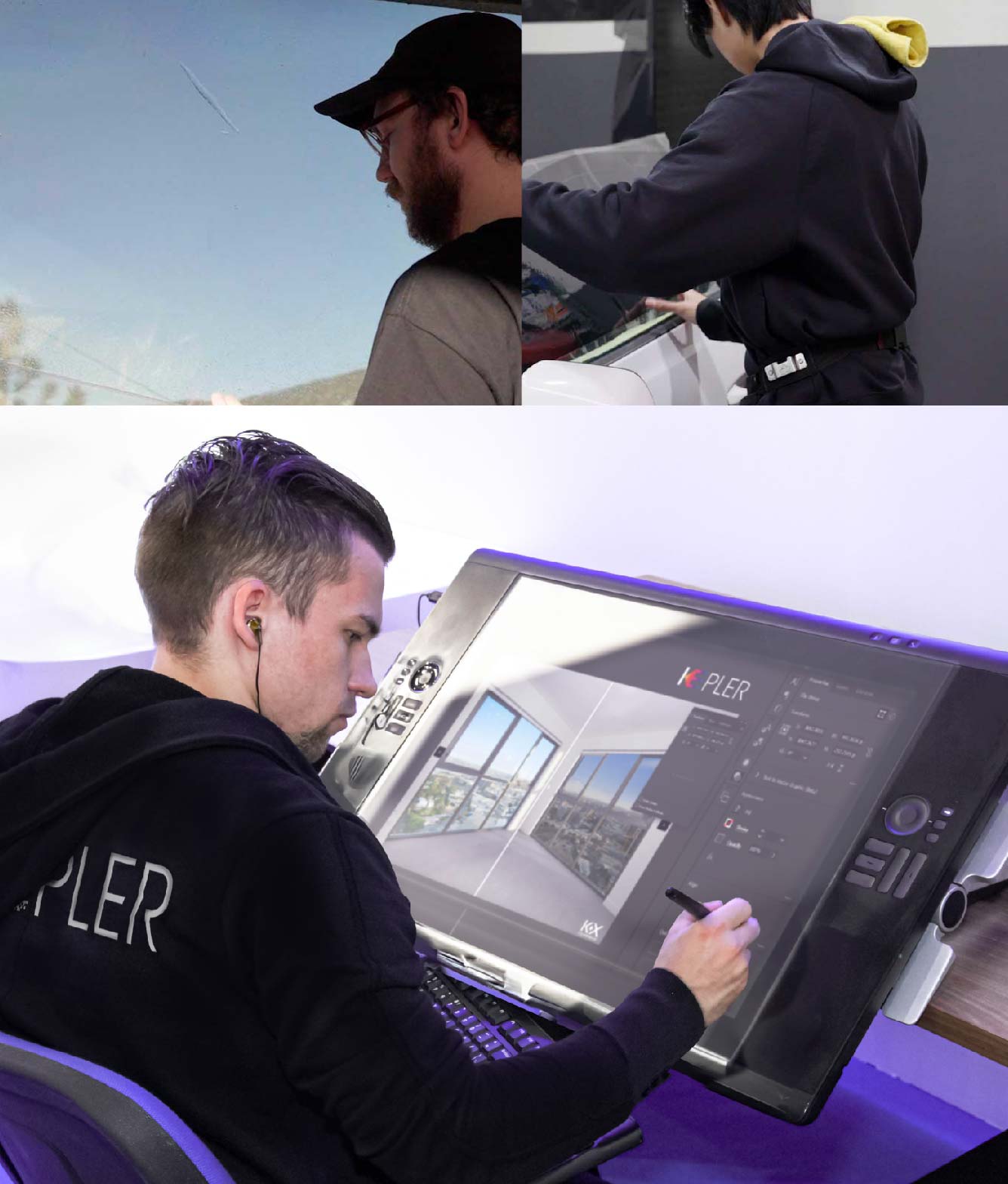Kepler Specialist Performing Commercial Window Tinting in Marina Marina