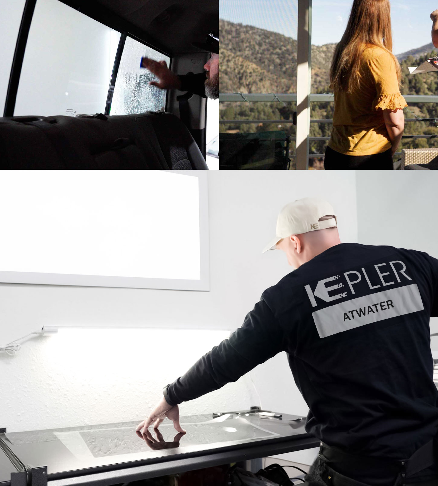 Window Tinting Specialist Cutting Film in Atwater, California