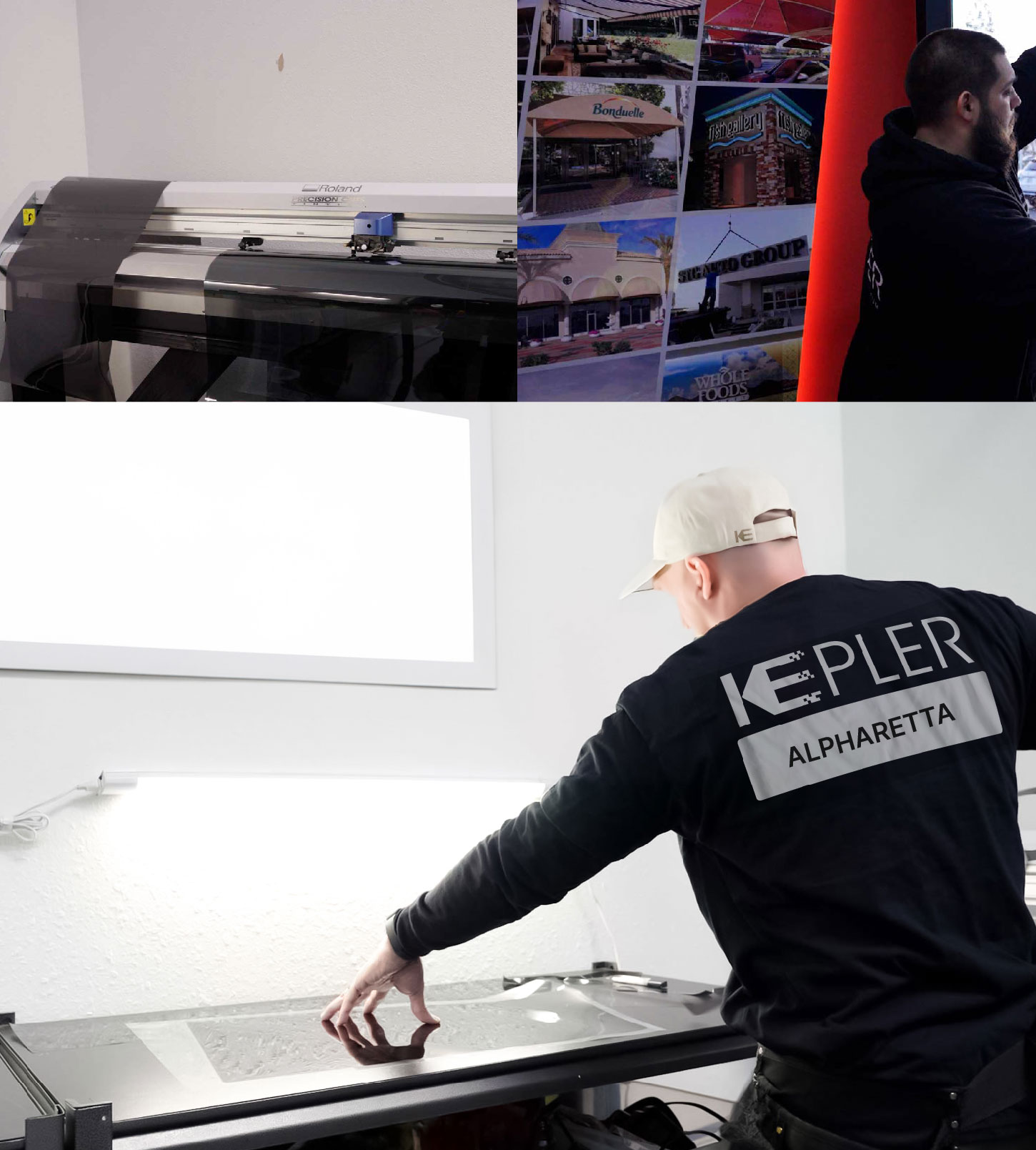Window Tinting Specialist Cutting Film in Alpharetta, Georgia