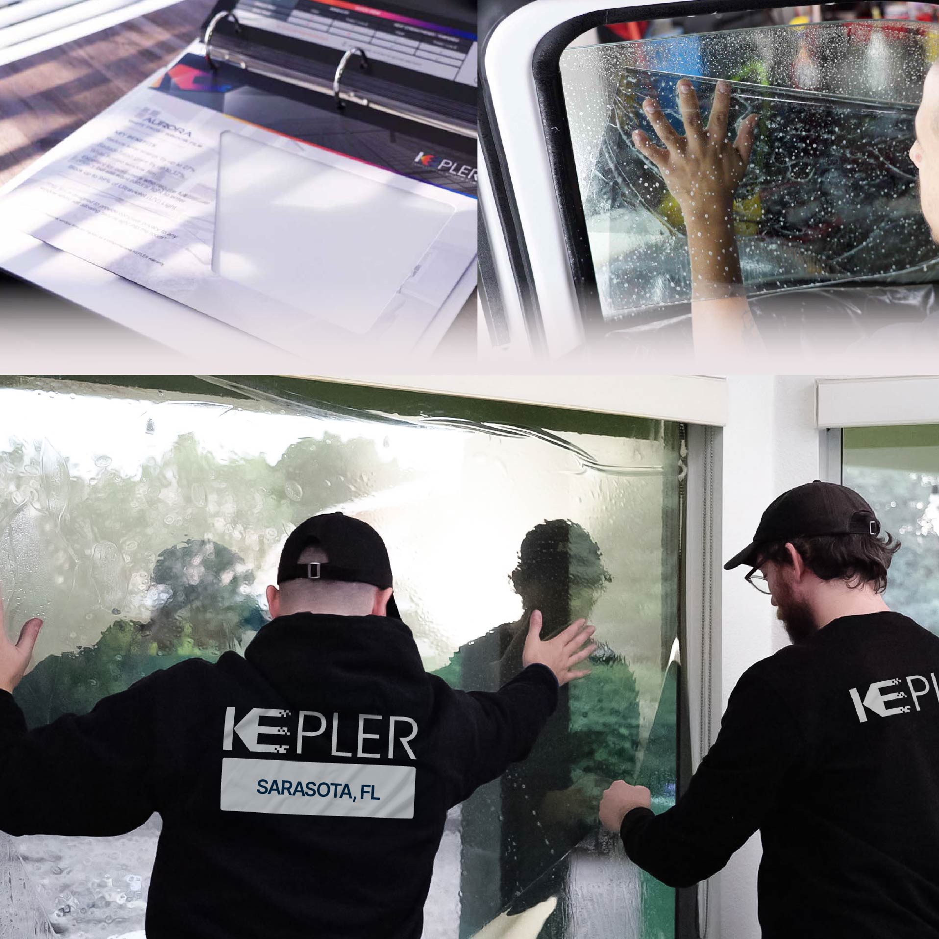 Kepler Specialist Performing Commercial Window Tinting in Sarasota Sarasota