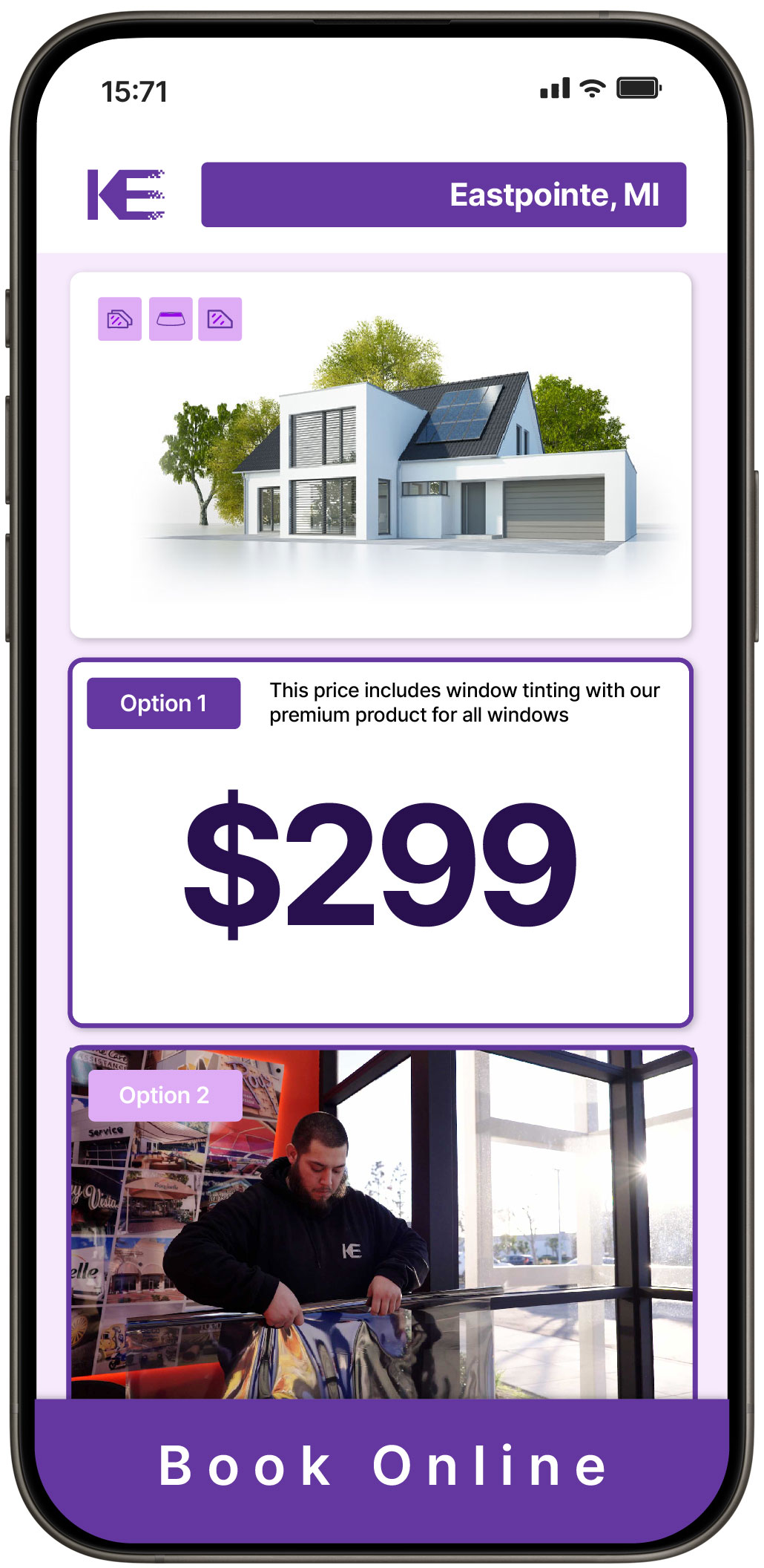 View Competitive Home Window Tinting Costs in Eastpointe, Michigan