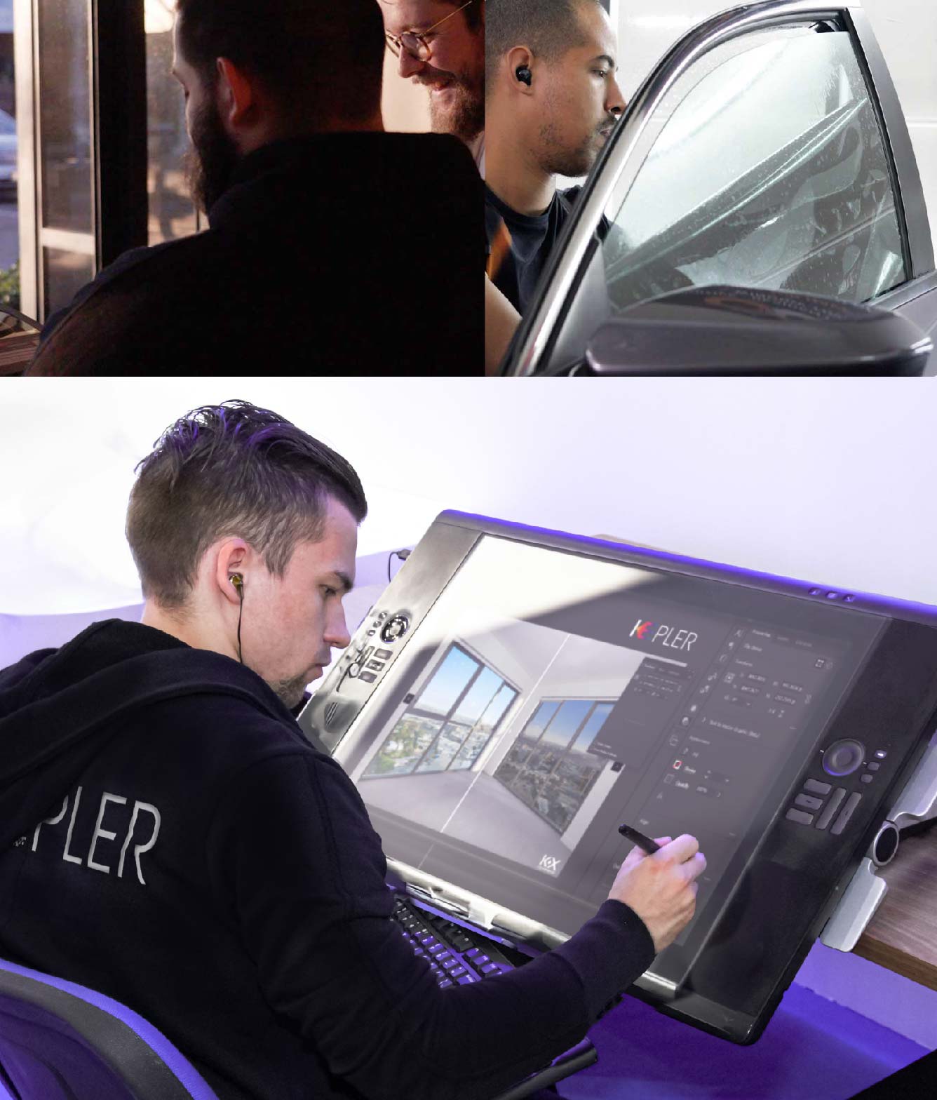 Kepler Specialist Performing Commercial Window Tinting in Huntington Huntington