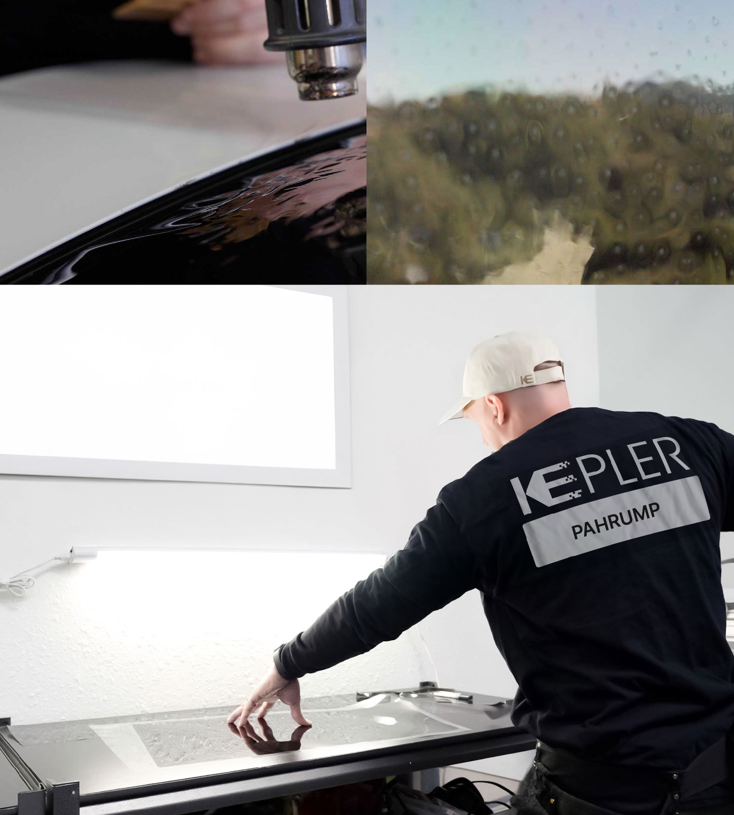 Window Tinting Specialist Cutting Film in Pahrump, Nevada