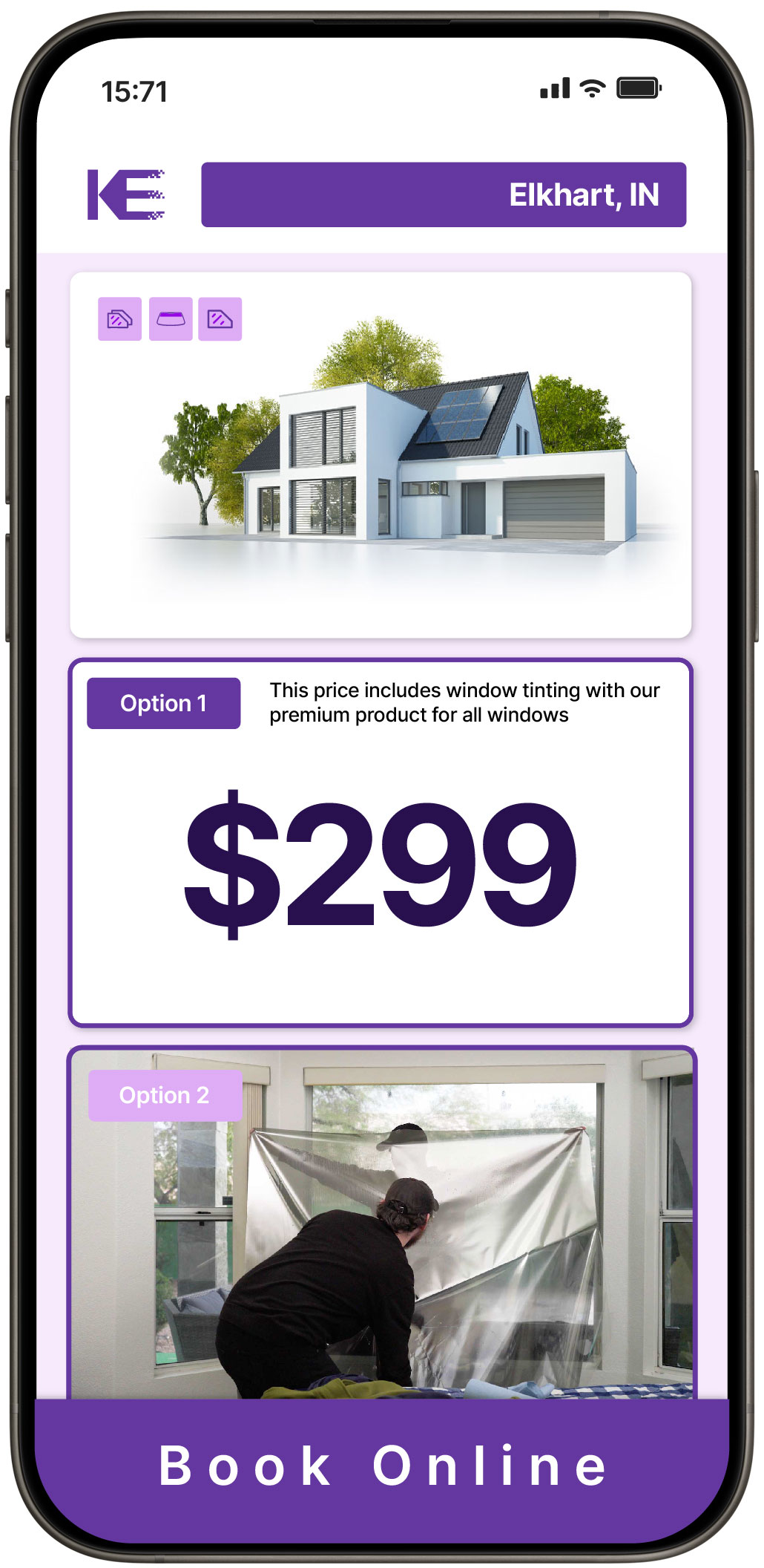 View Competitive Home Window Tinting Costs in Elkhart, Indiana
