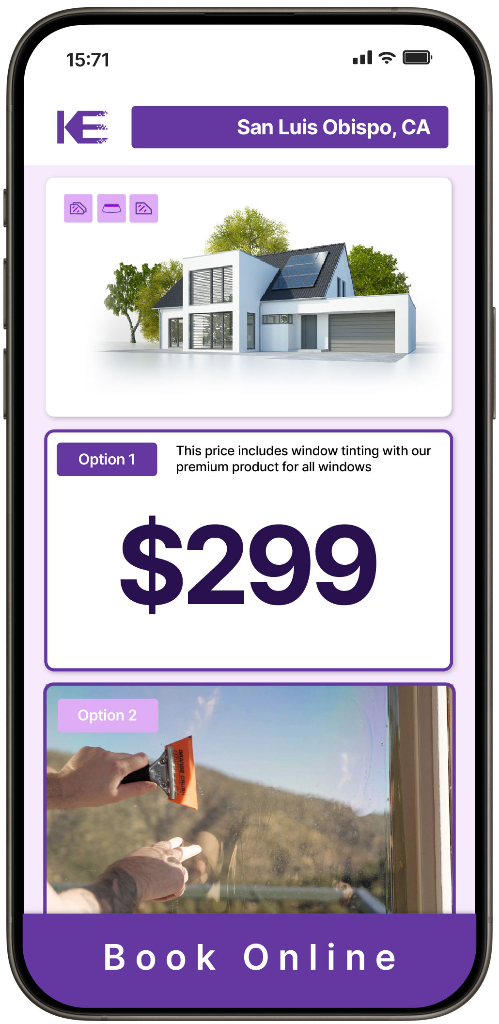 View Competitive Home Window Tinting Prices in San Luis Obispo, California