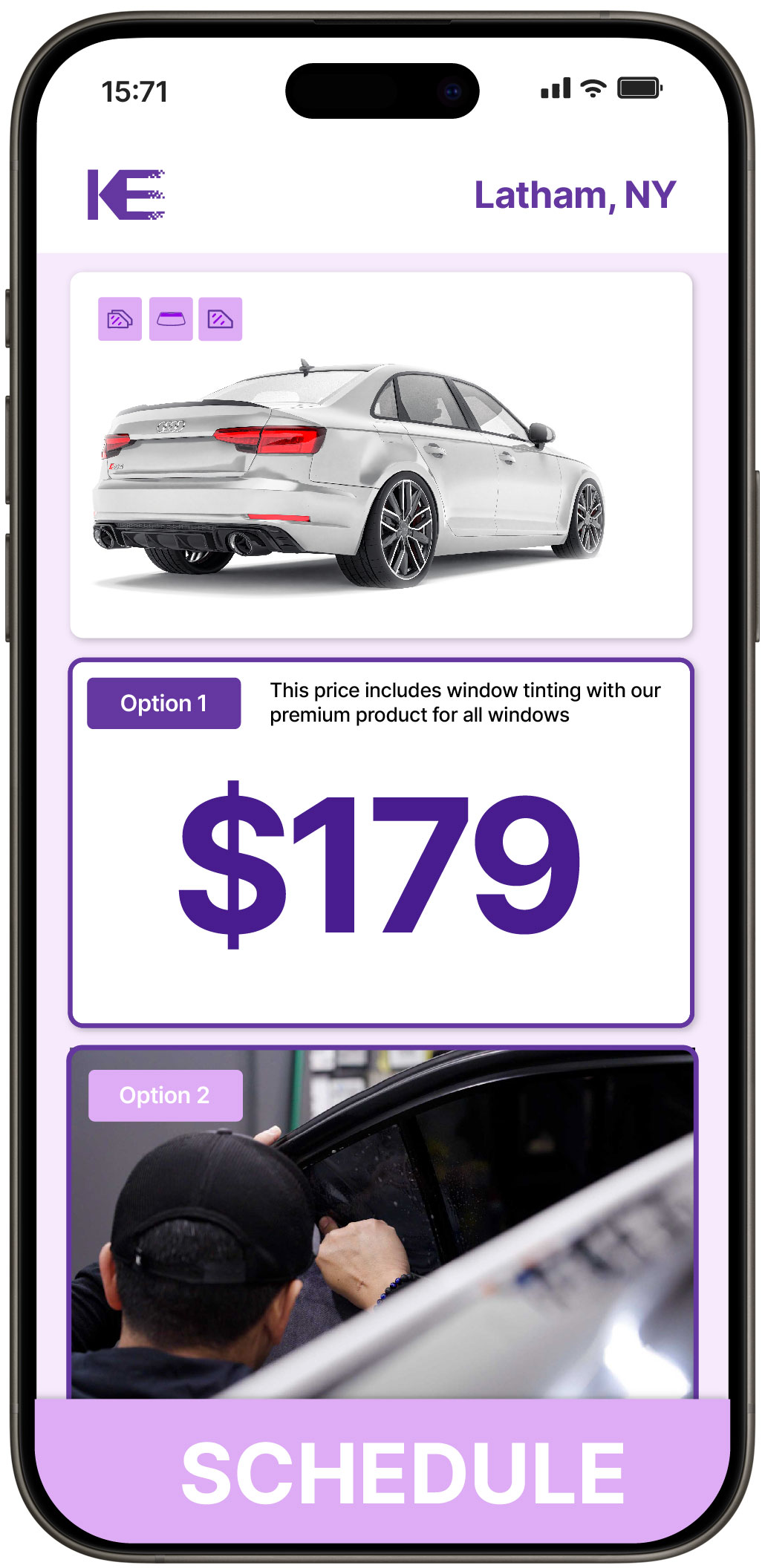View Affordable Car Window Tinting Prices in Latham, New York