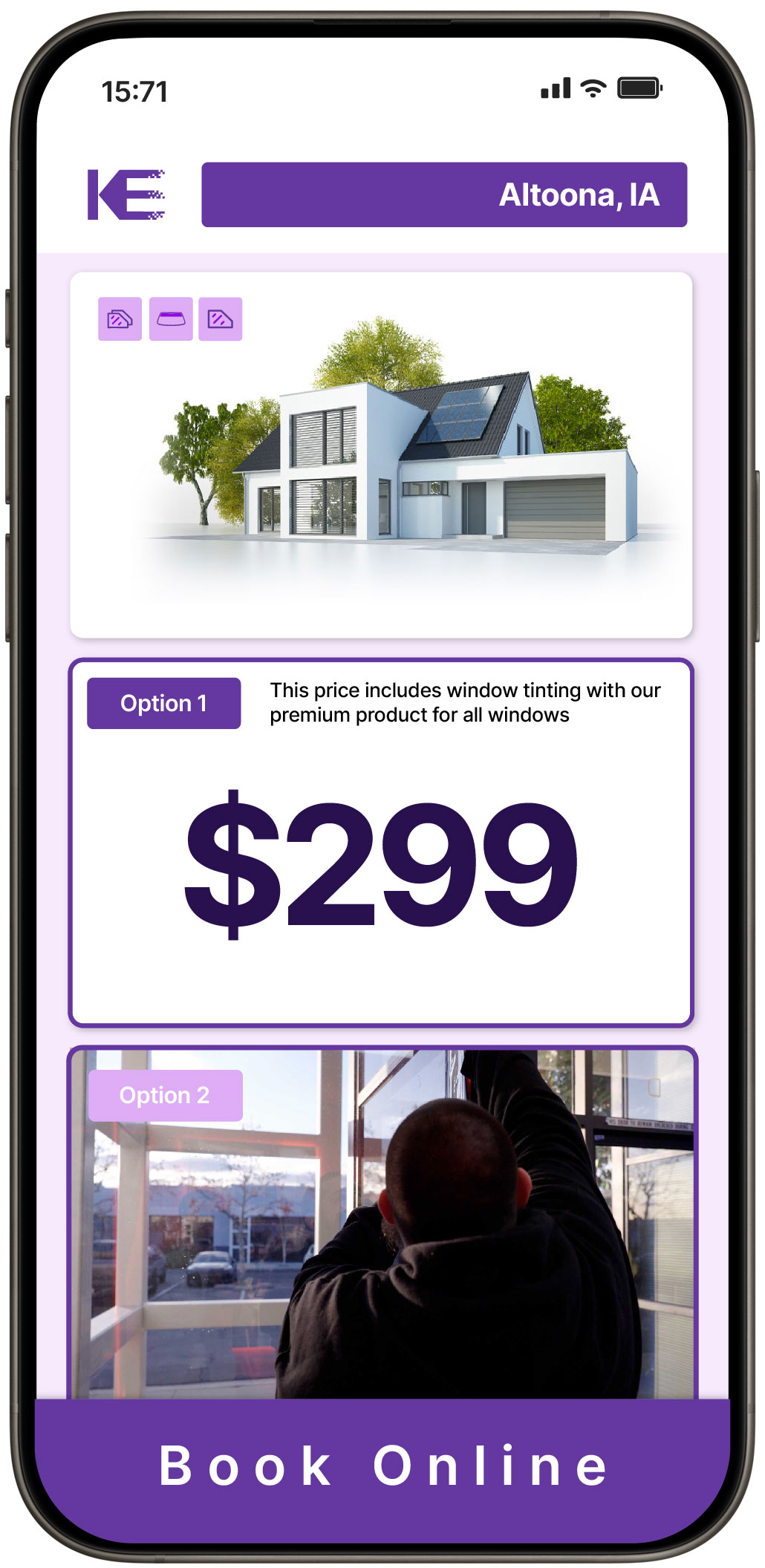 View Affordable Home Window Tinting Prices in Altoona, Iowa