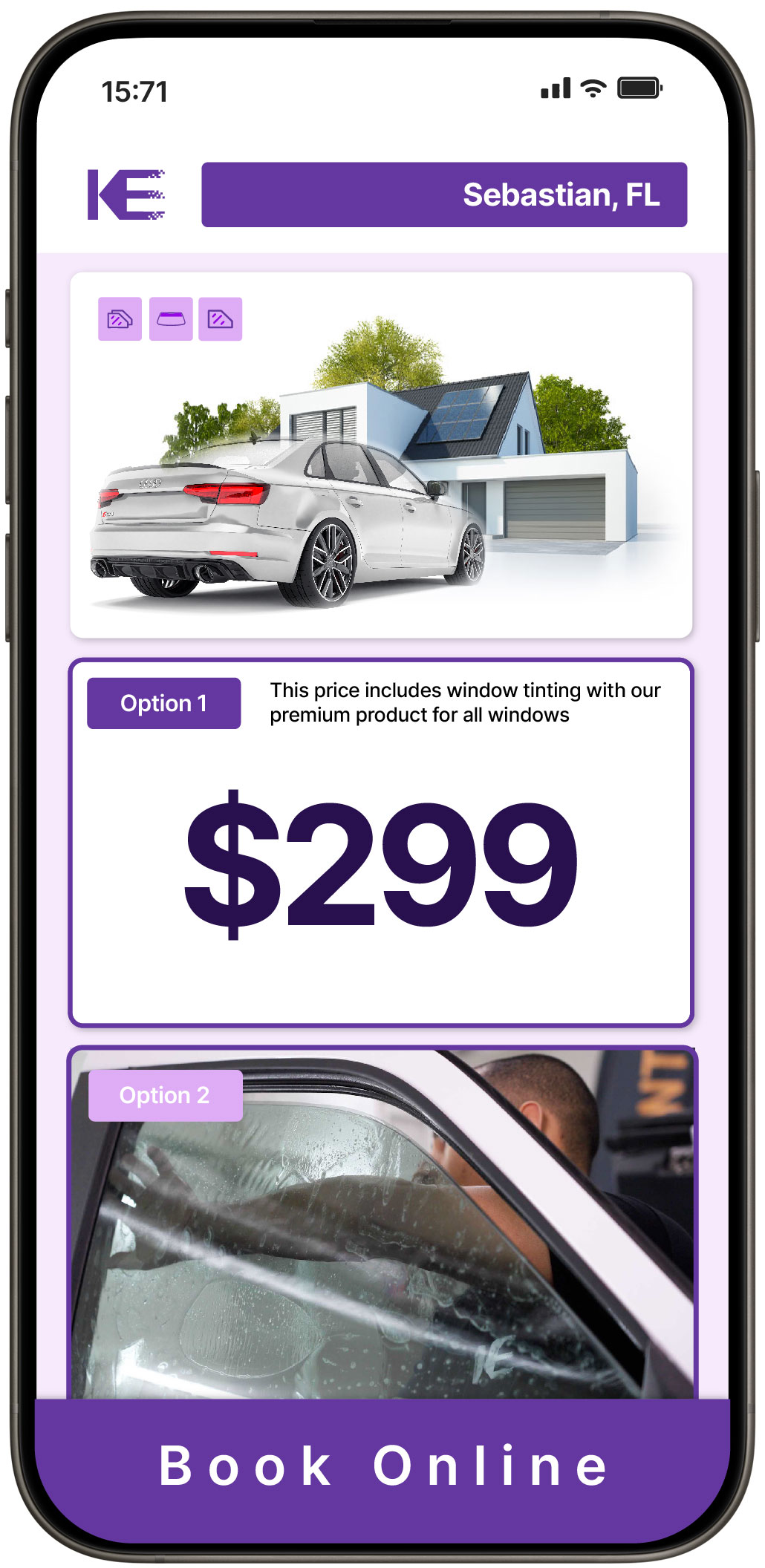View Affordable Tesla Window Tinting Prices in New Port Richey, Florida