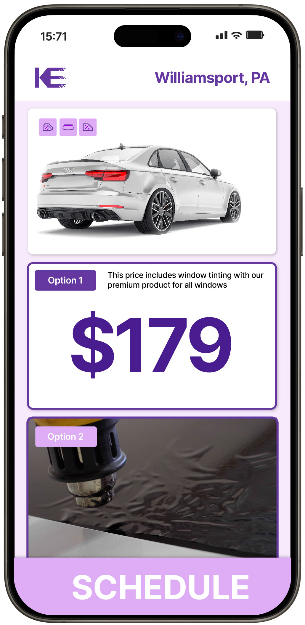 View Reasonable Car Window Tinting Rates in Williamsport, Pennsylvania