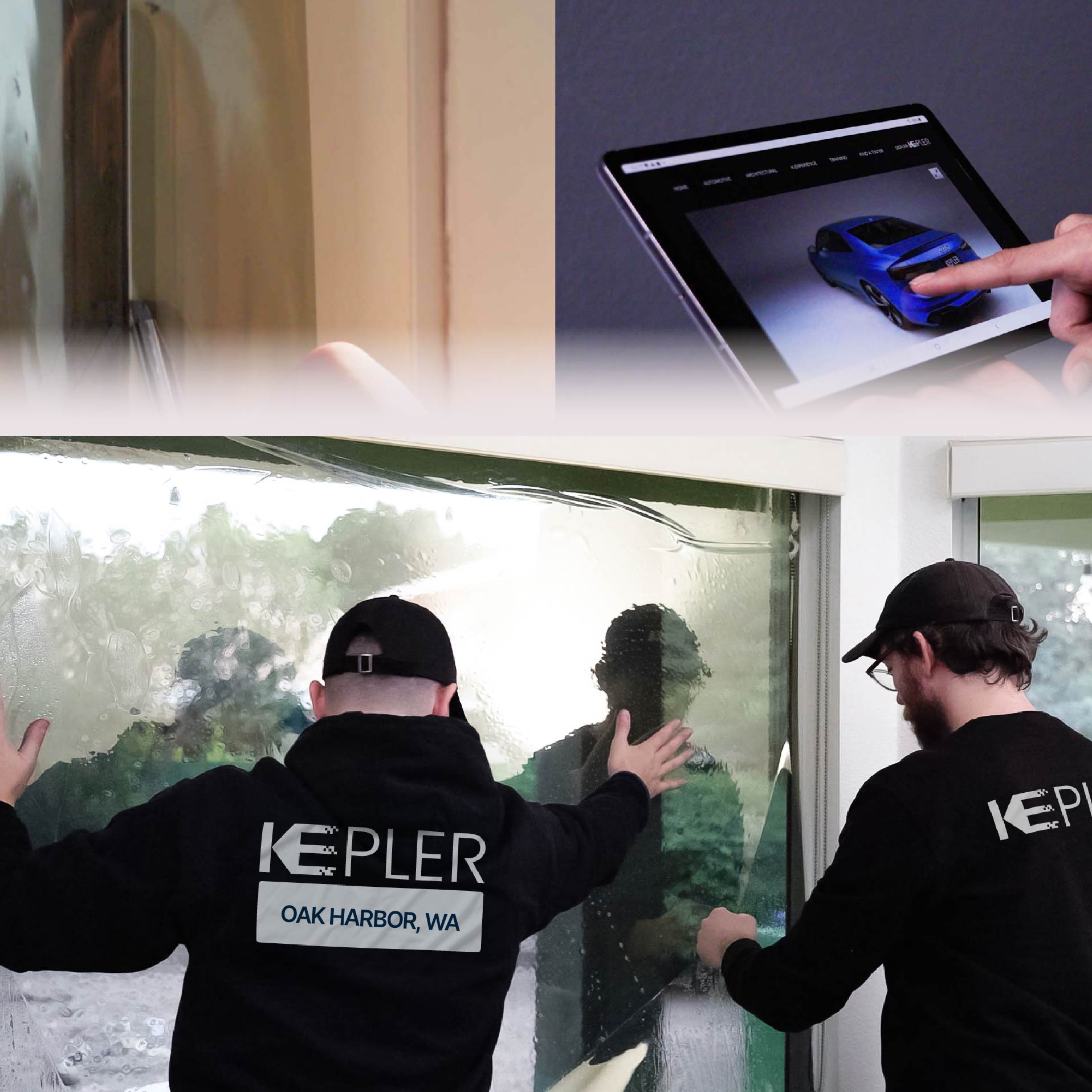 Kepler Specialist Performing Commercial Window Tinting in Oak Harbor Oak Harbor