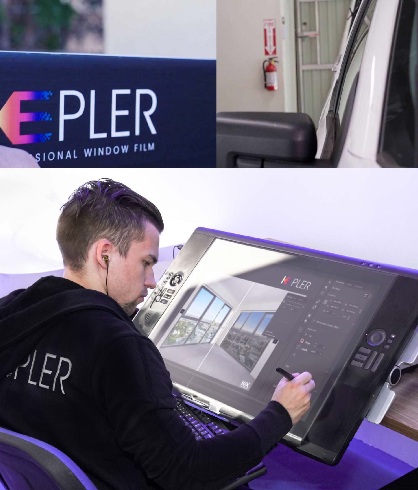 Kepler Specialist Performing Commercial Window Tinting in Milton Milton