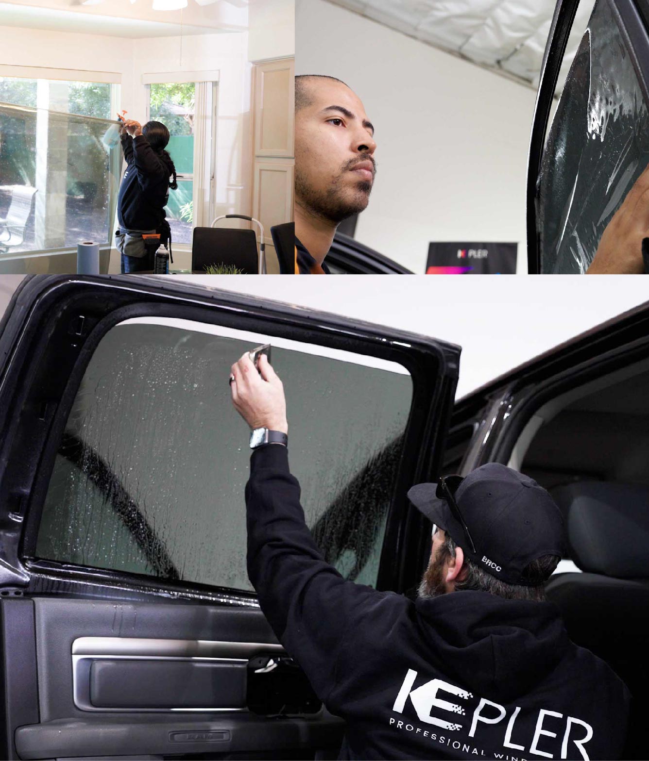 Kepler Window Tinting Specialists at Work in Annandale, Virginia