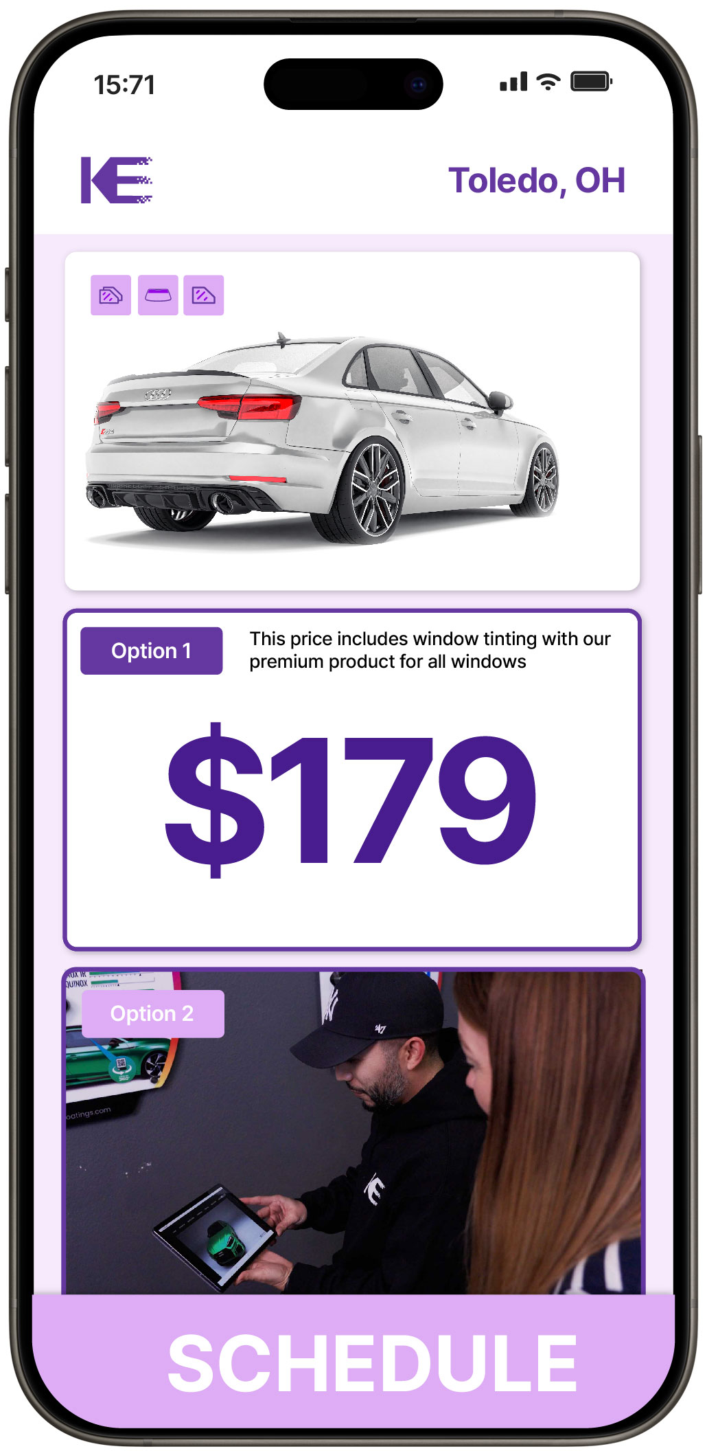 View Reasonable Car Window Tinting Costs in Toledo, Ohio