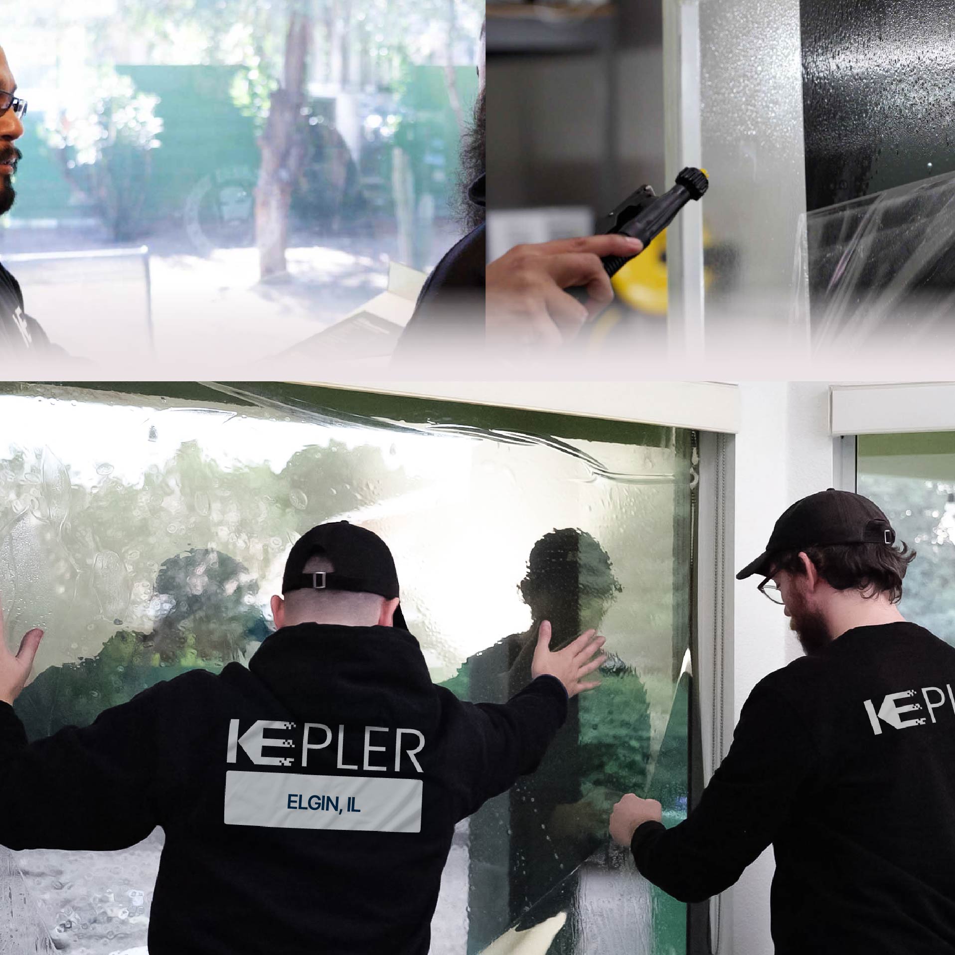 Kepler Specialist Performing Commercial Window Tinting in Elgin Elgin