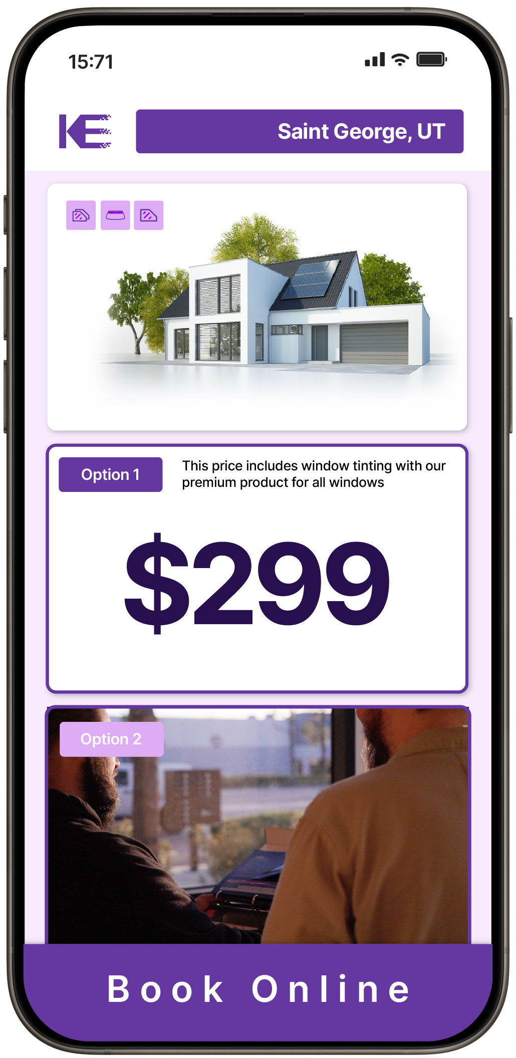 View Competitive Home Window Tinting Prices in Saint George, Utah