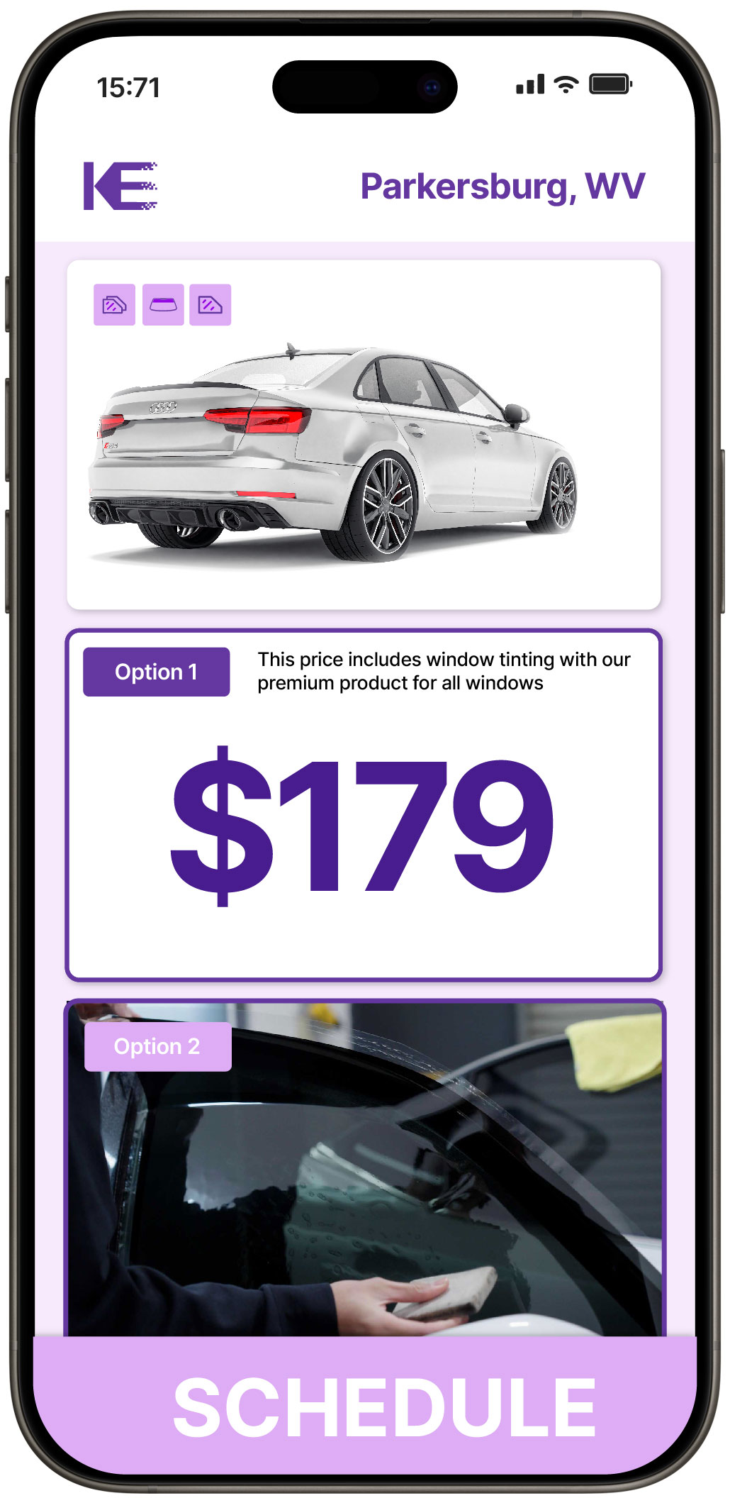 View Reasonable Car Window Tinting Rates in Parkersburg, West Virginia