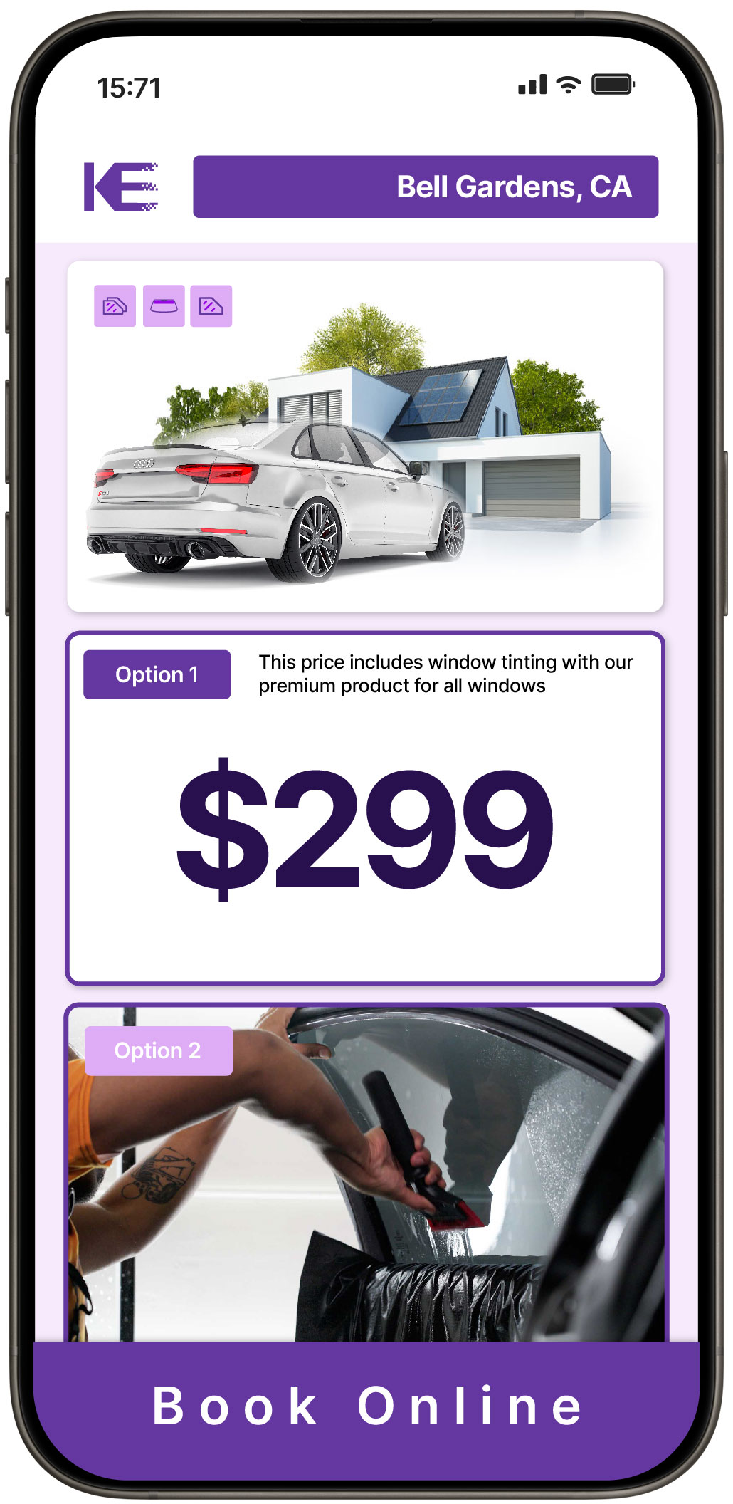View Reasonable Tesla Window Tinting Rates in Hawthorne, California