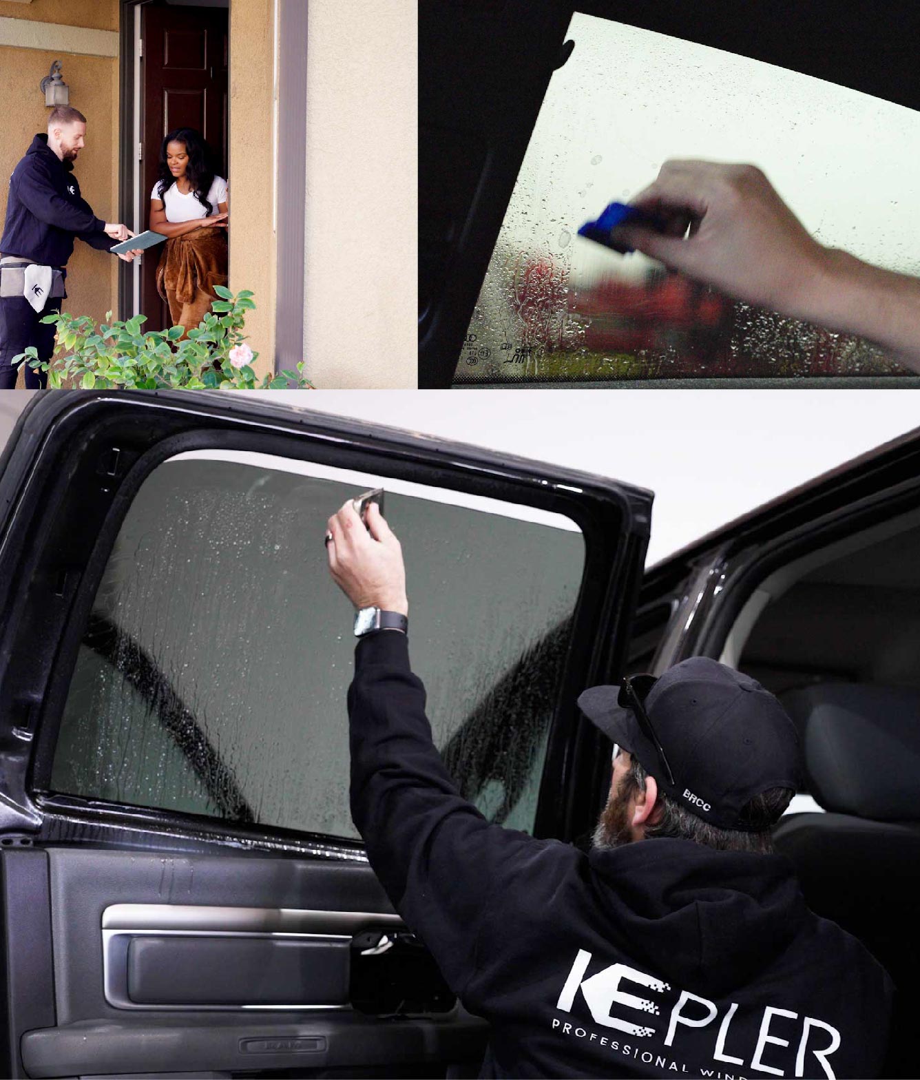 Kepler Window Tinting Specialists at Work in San Clemente, California