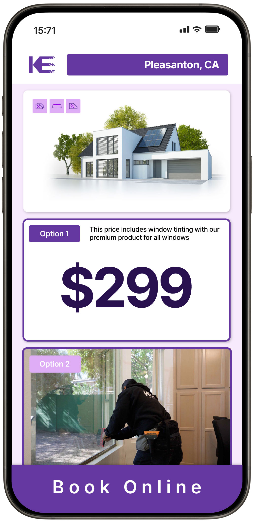 View Affordable Home Window Tinting Rates in Pleasanton, California