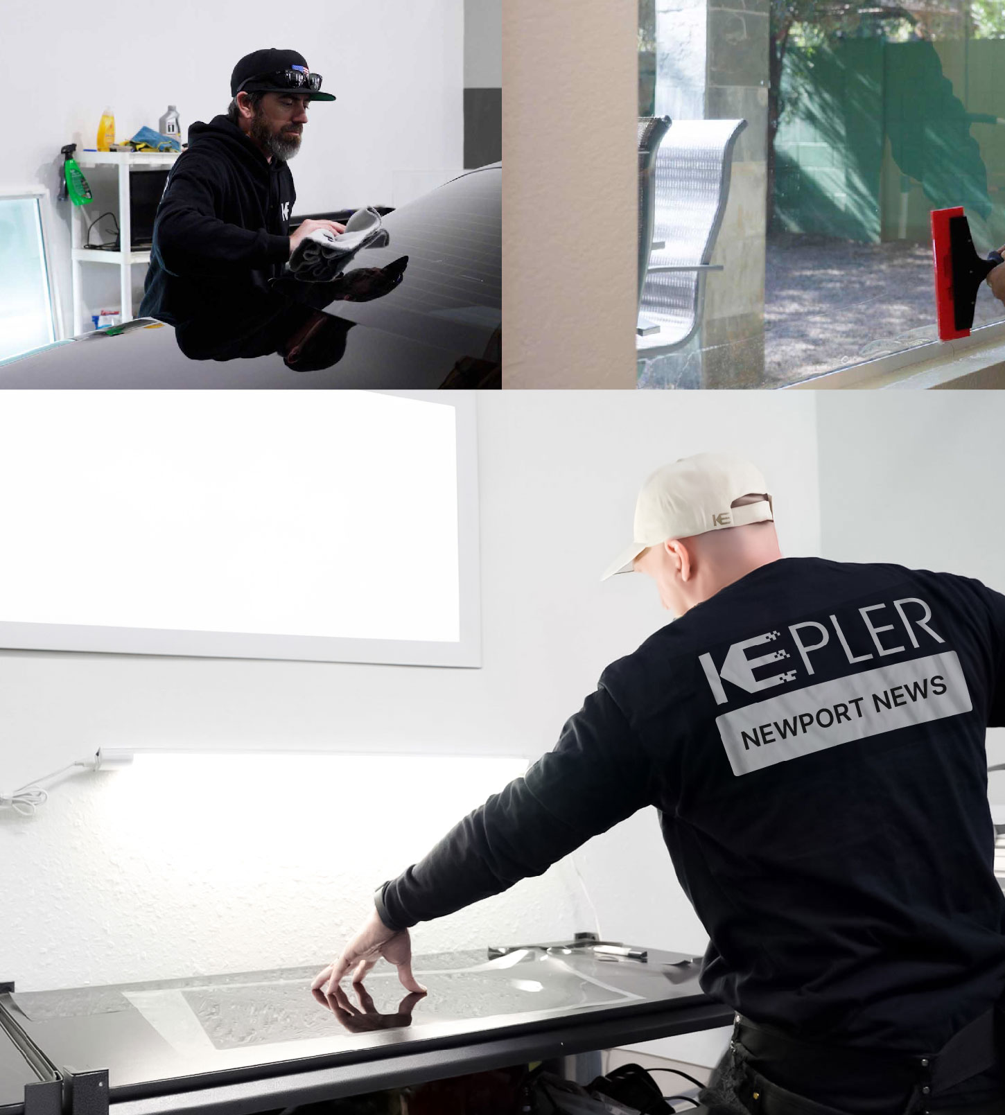Window Tinting Specialist Cutting Film in Newport News, Virginia