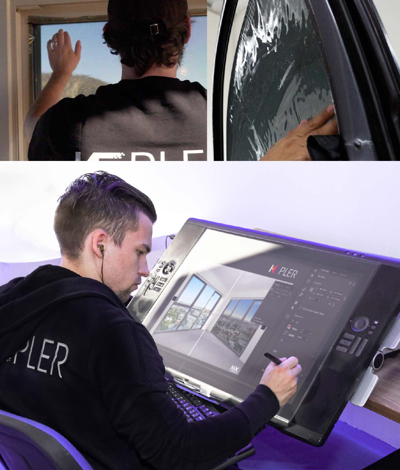 Kepler Specialist Performing Commercial Window Tinting in Easton Easton