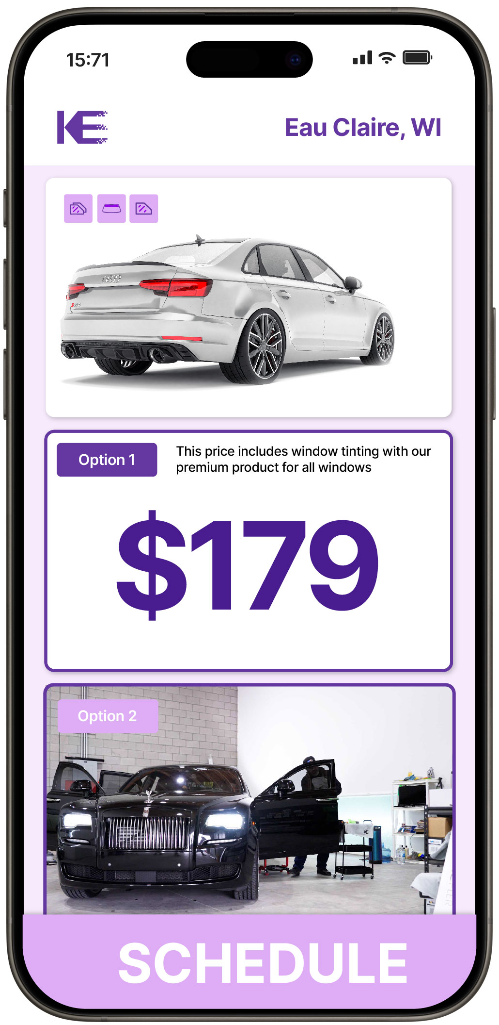 View Reasonable Car Window Tinting Prices in Eau Claire, Wisconsin