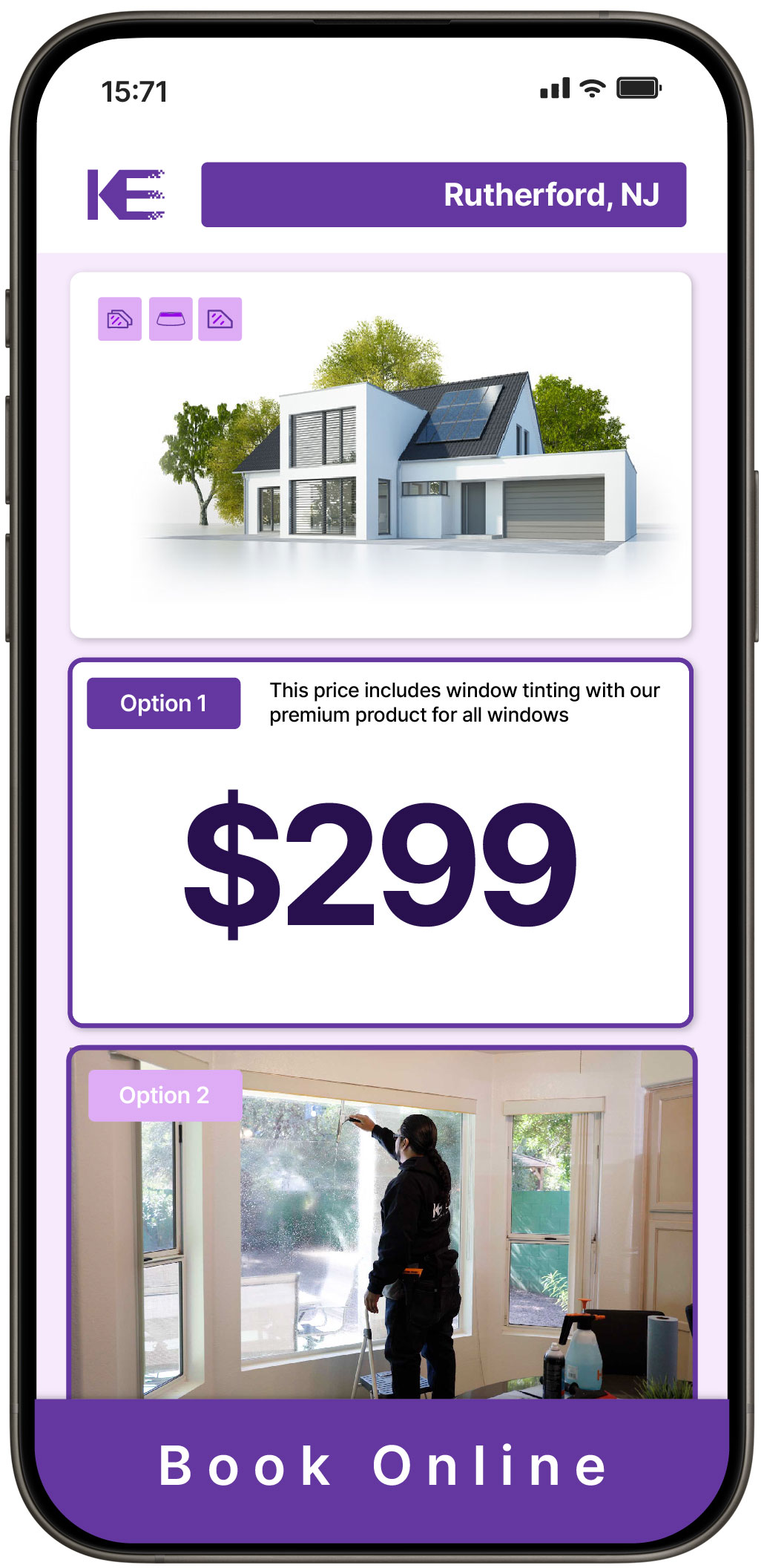 View Competitive Home Window Tinting Rates in Rutherford, New Jersey