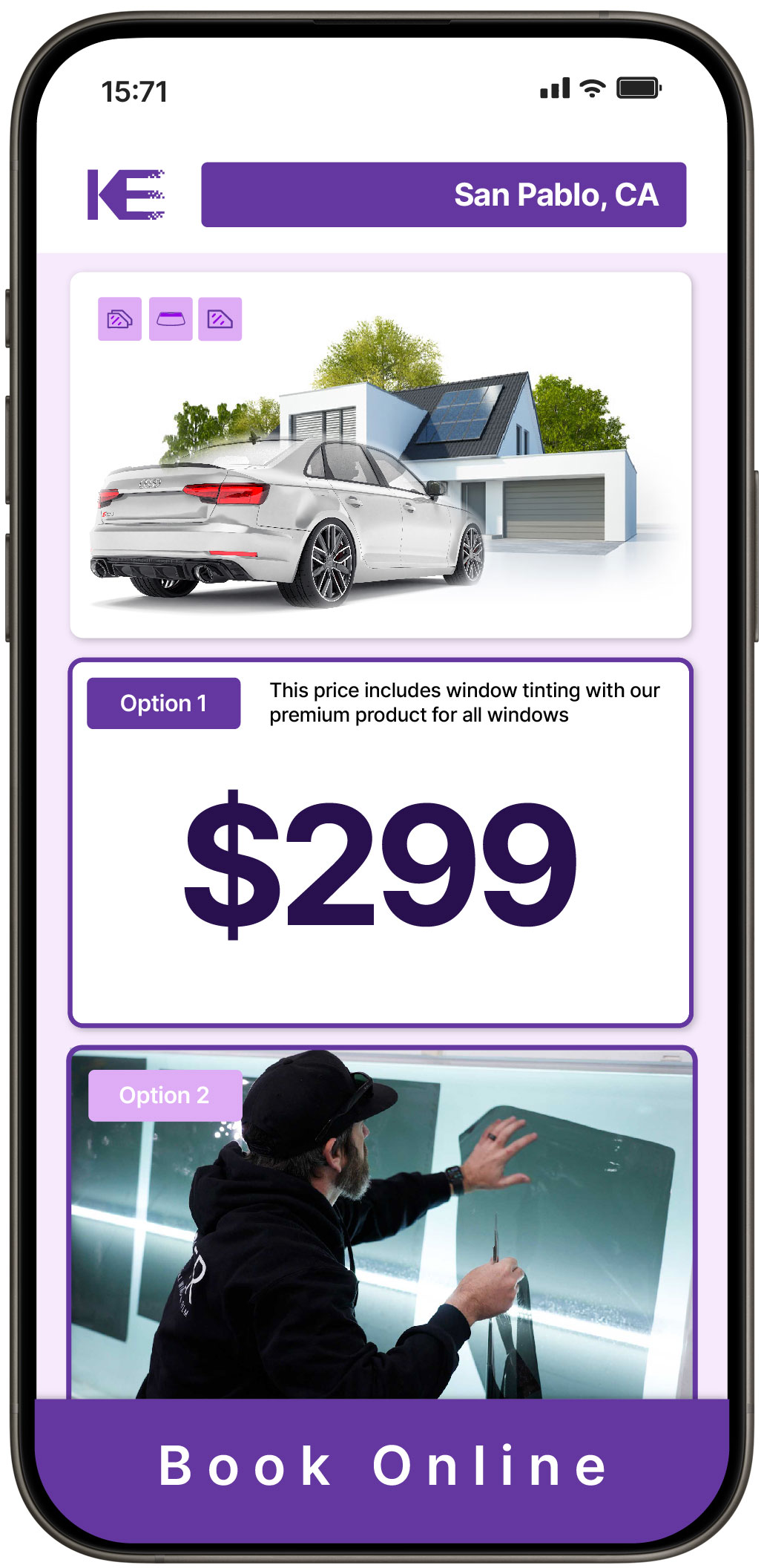 View Competitive Window Tinting Prices in San Pablo, California