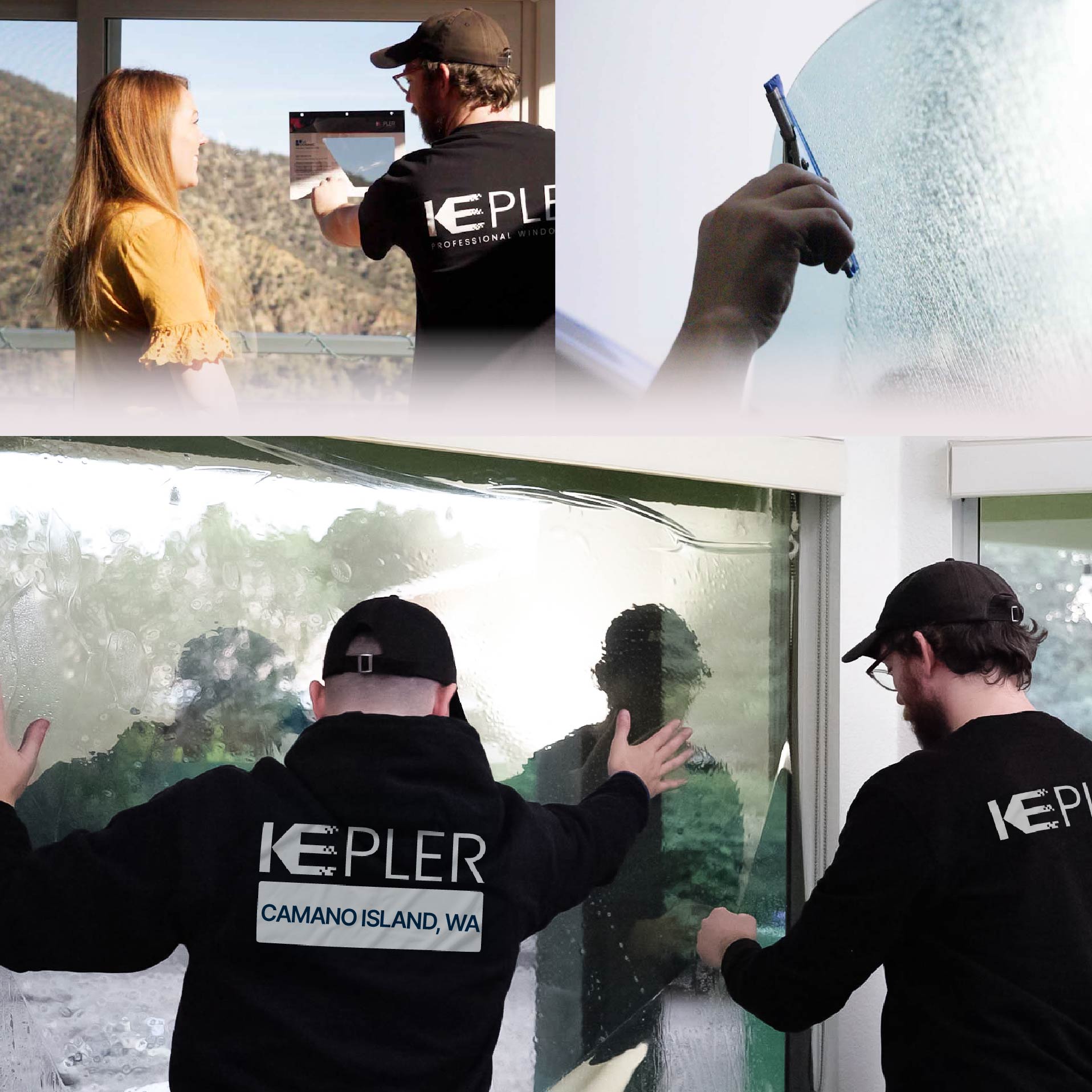 Kepler Specialist Performing Commercial Window Tinting in Camano Island Camano Island
