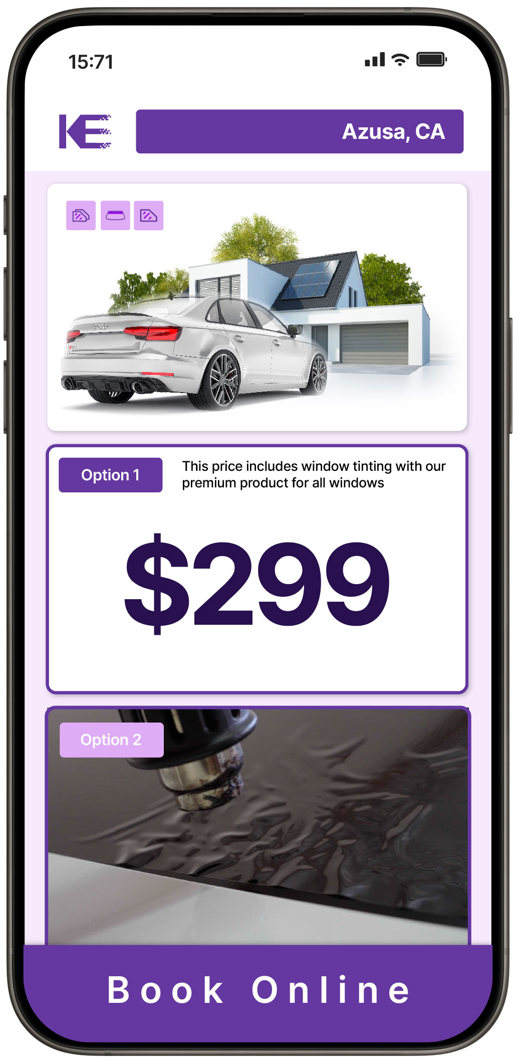 View Competitive Window Tinting Prices in Azusa, California