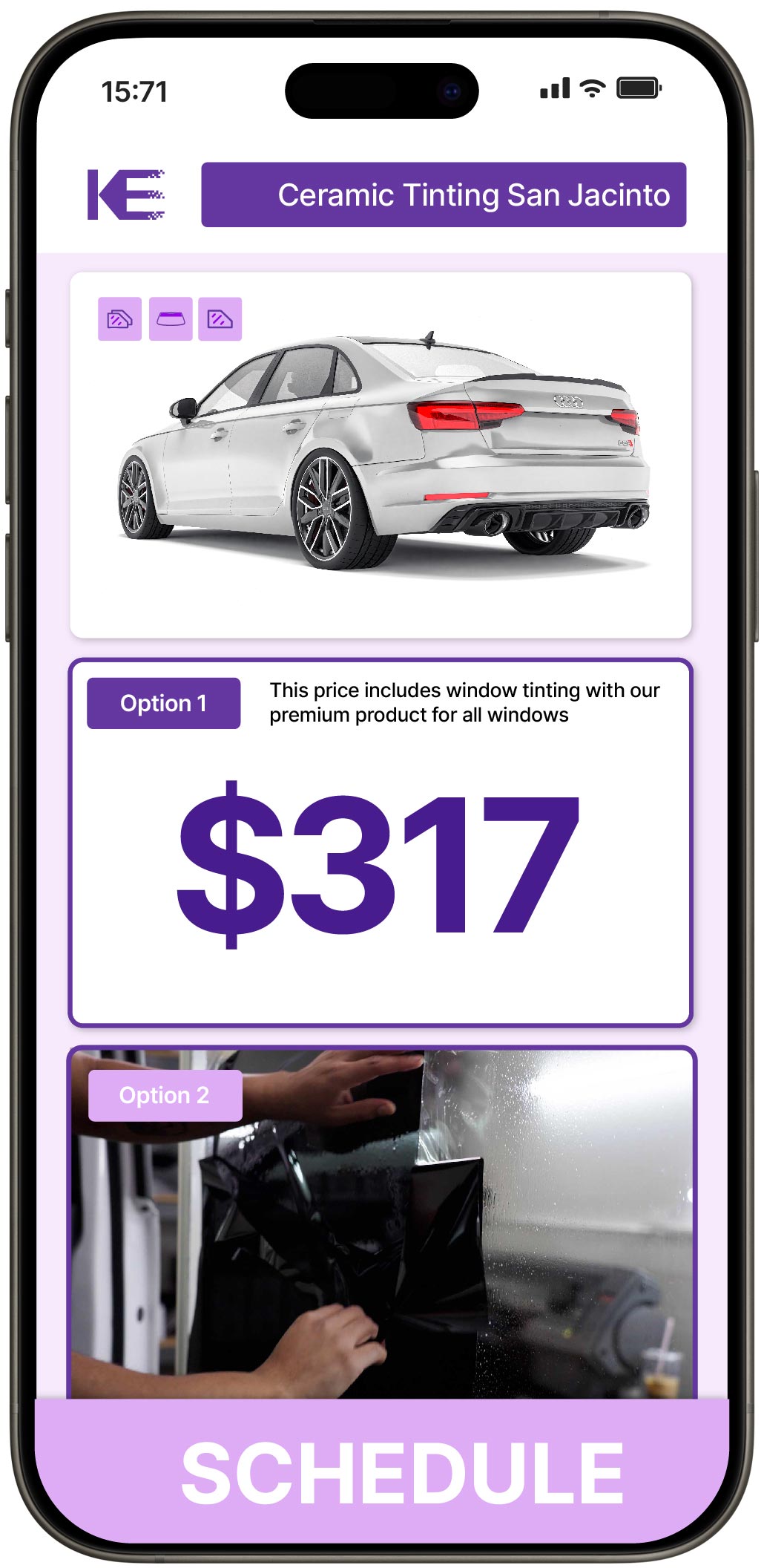View Competitive Ceramic Window Tinting Rates in San Jacinto, California