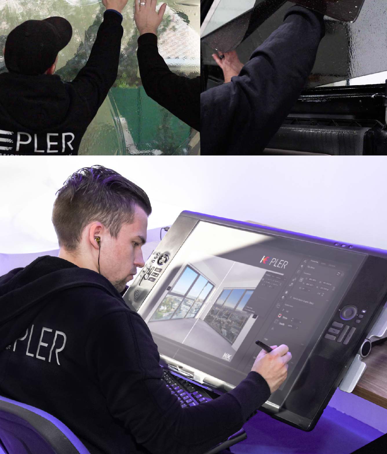 Kepler Specialist Performing Commercial Window Tinting in Huntington Beach Huntington Beach
