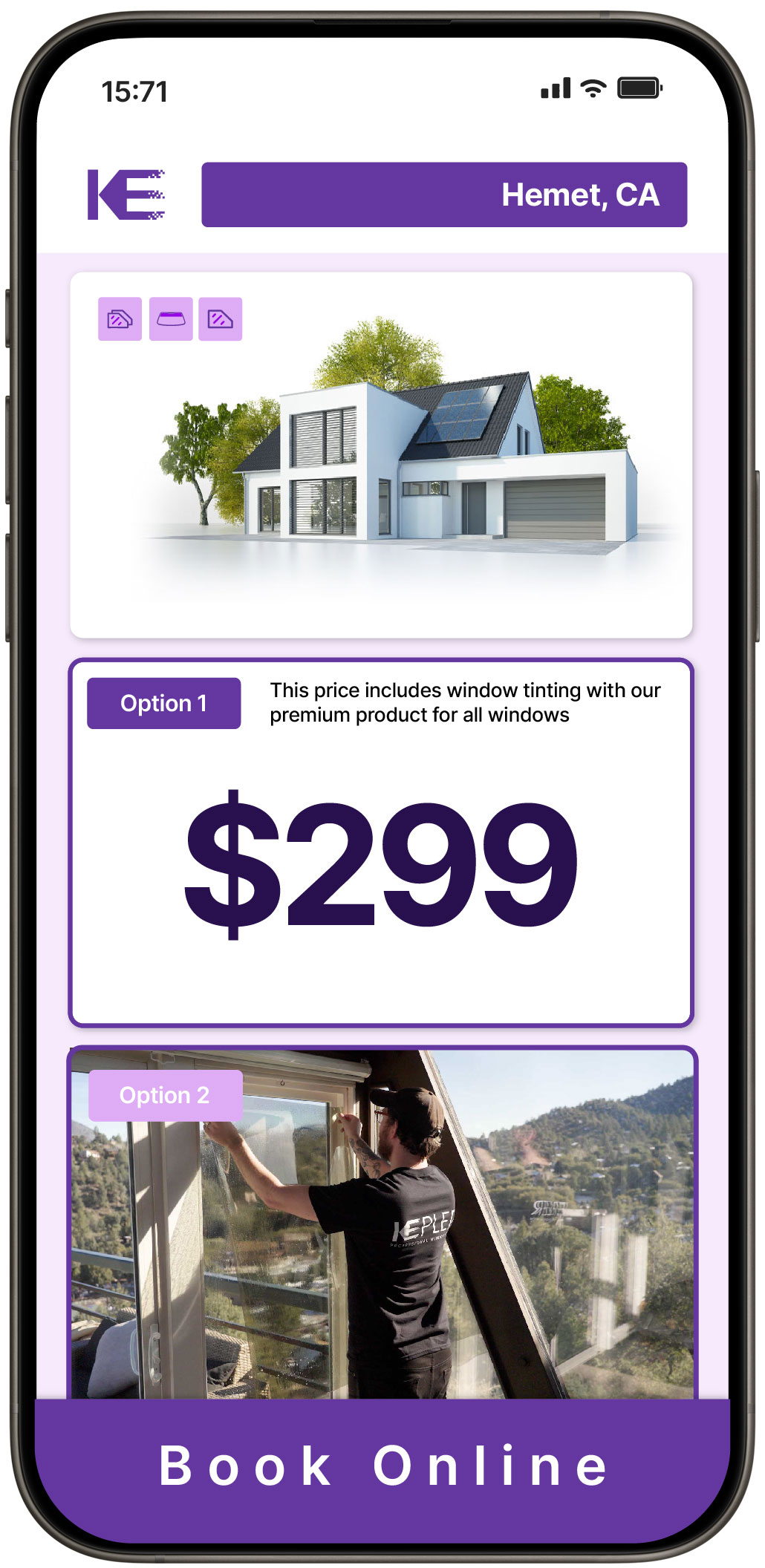 View Competitive Home Window Tinting Costs in Hemet, California